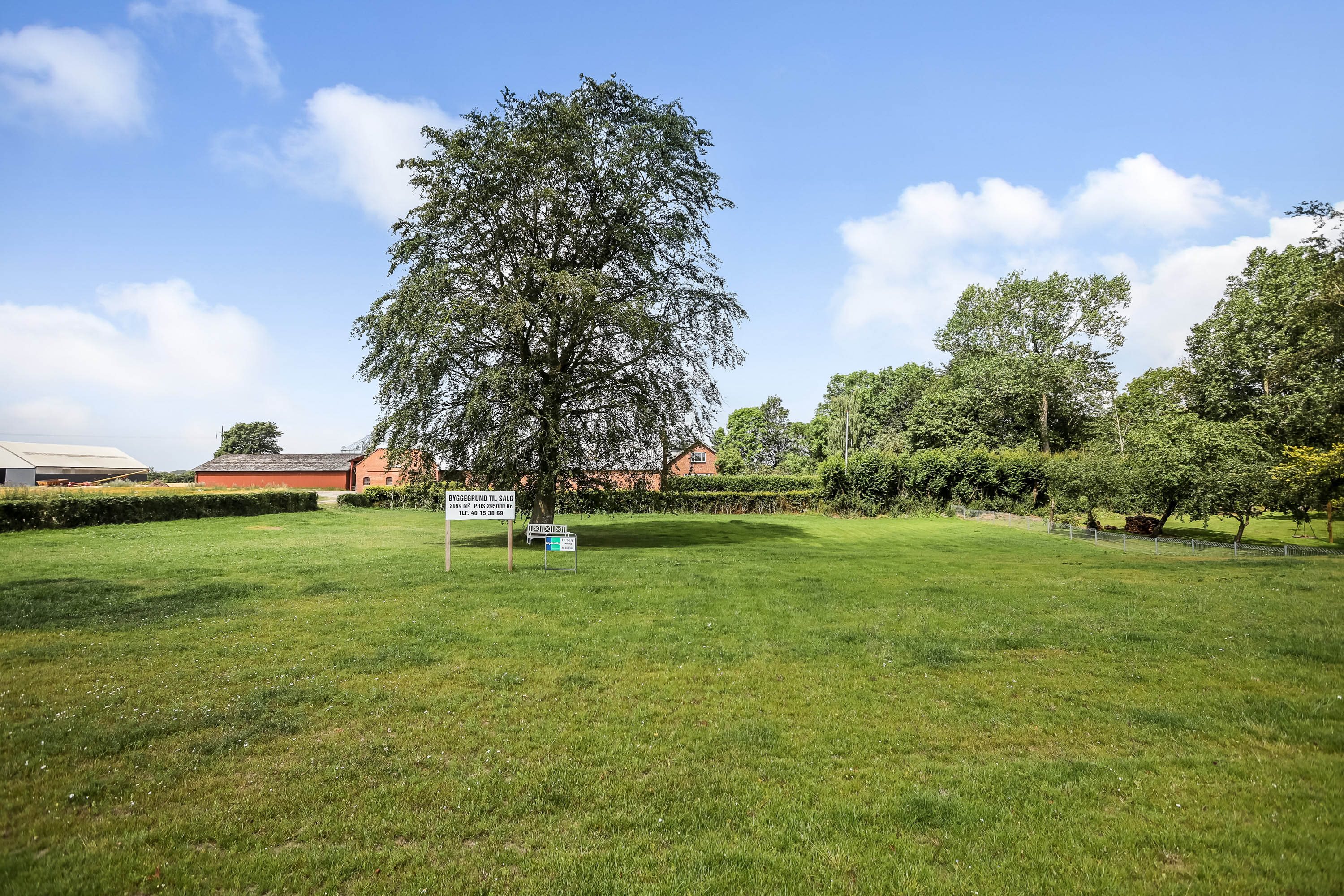 Fremhævet grund billede i fuldskærmstilstand. Billede af Honumvej 37, Honum, 8763 Rask Mølle