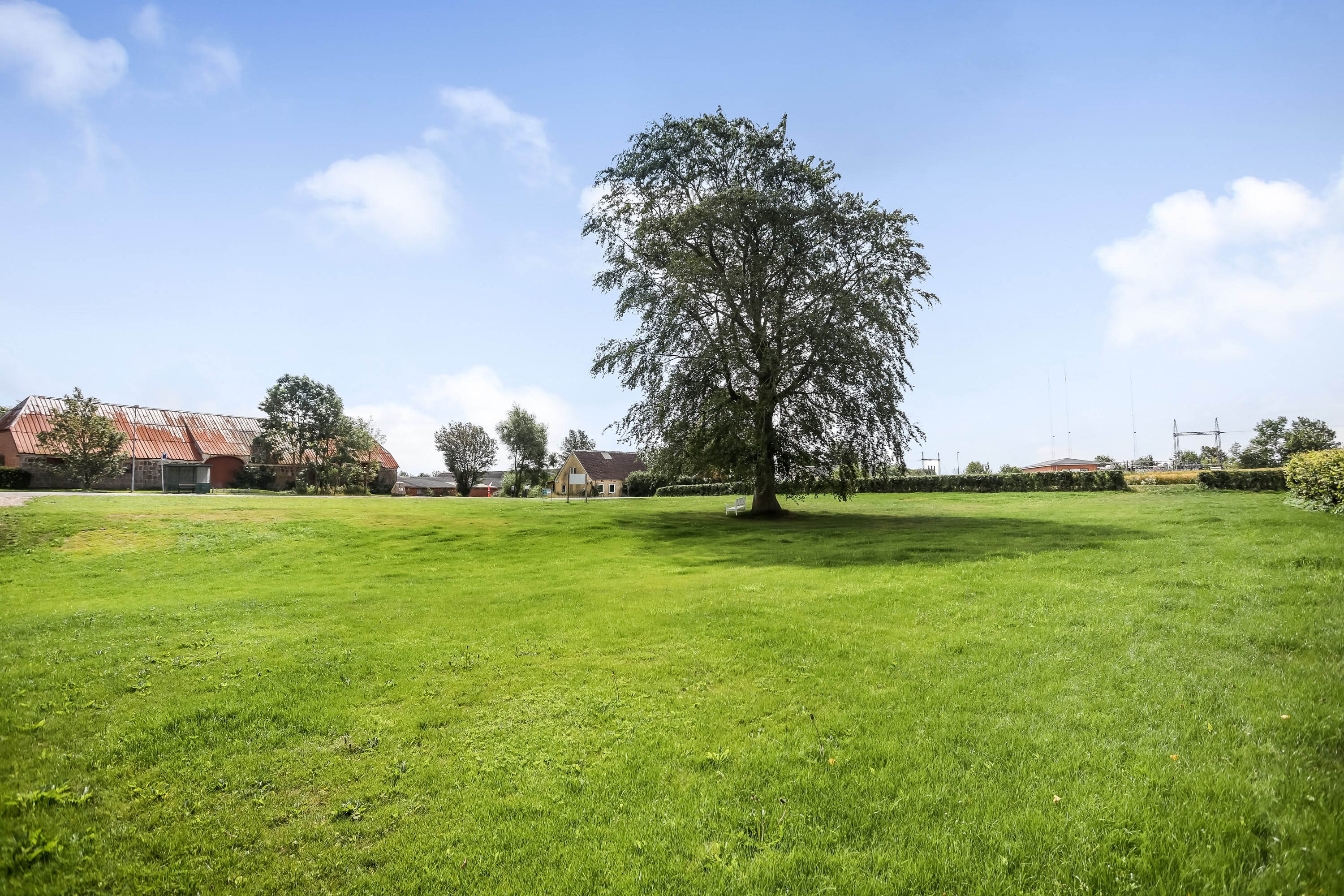 Fremhævet grund billede i fuldskærmstilstand. Billede af Honumvej 37, Honum, 8763 Rask Mølle