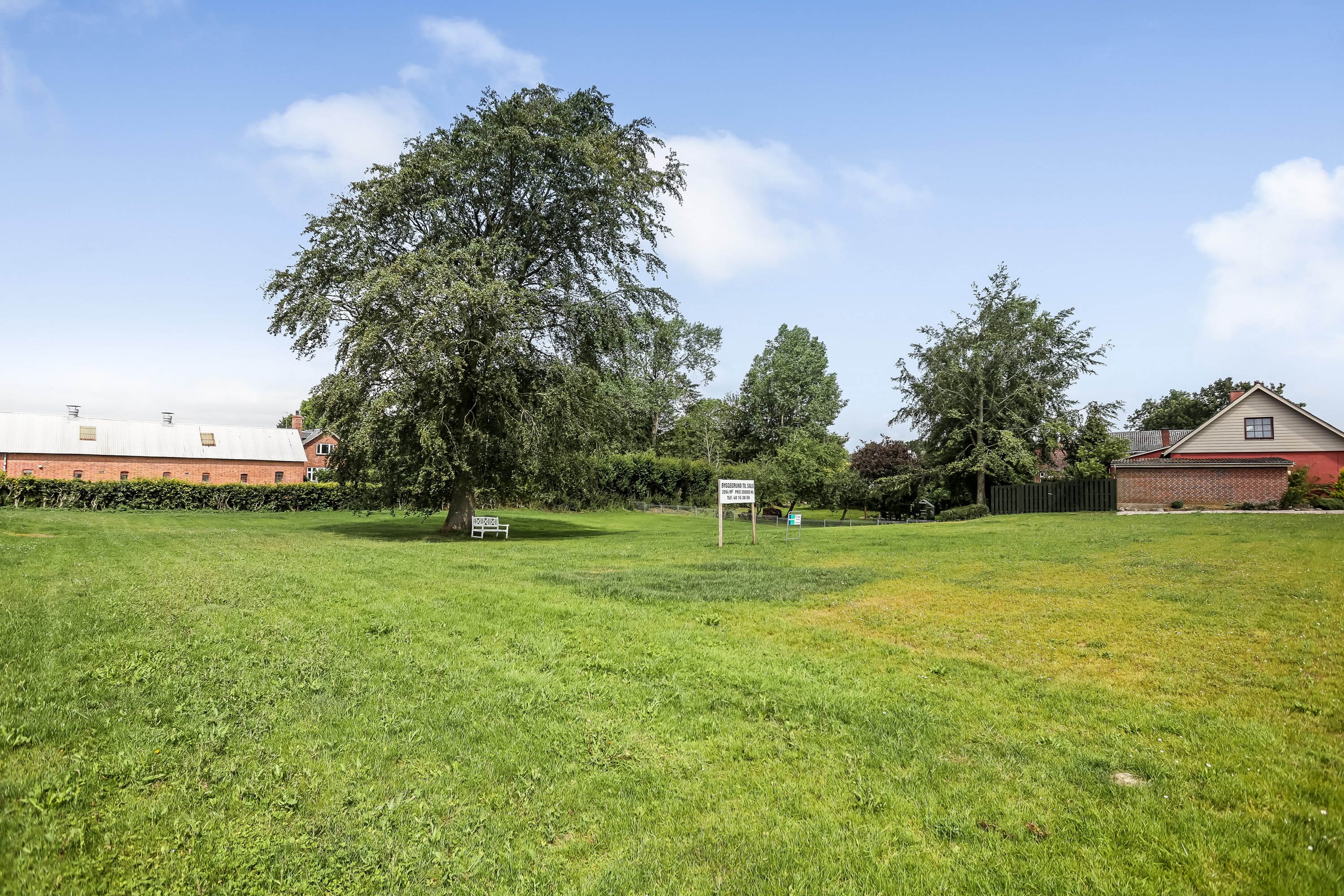 Fremhævet grund billede i fuldskærmstilstand. Billede af Honumvej 37, Honum, 8763 Rask Mølle