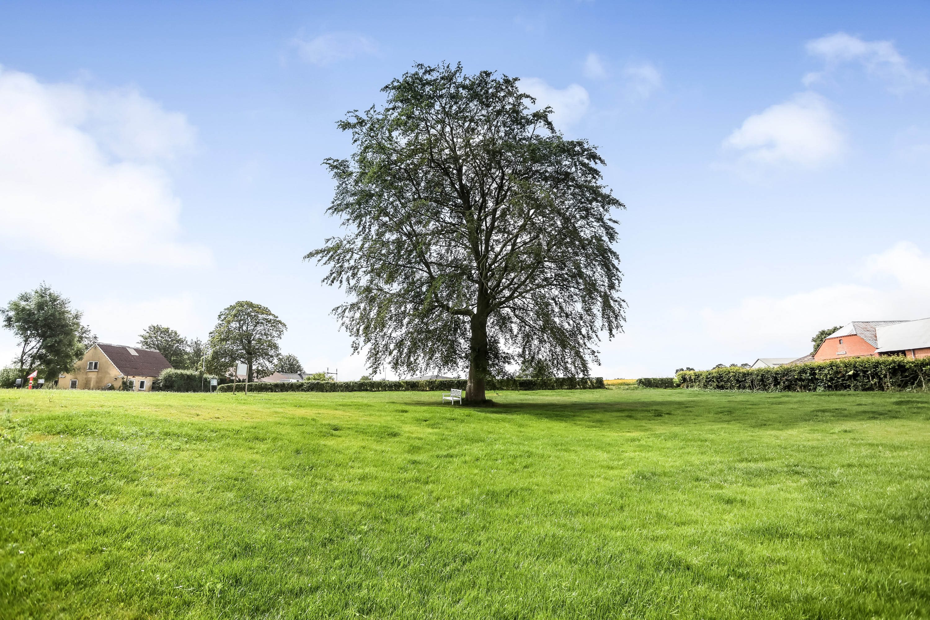 Fremhævet grund billede i fuldskærmstilstand. Billede af Honumvej 37, Honum, 8763 Rask Mølle