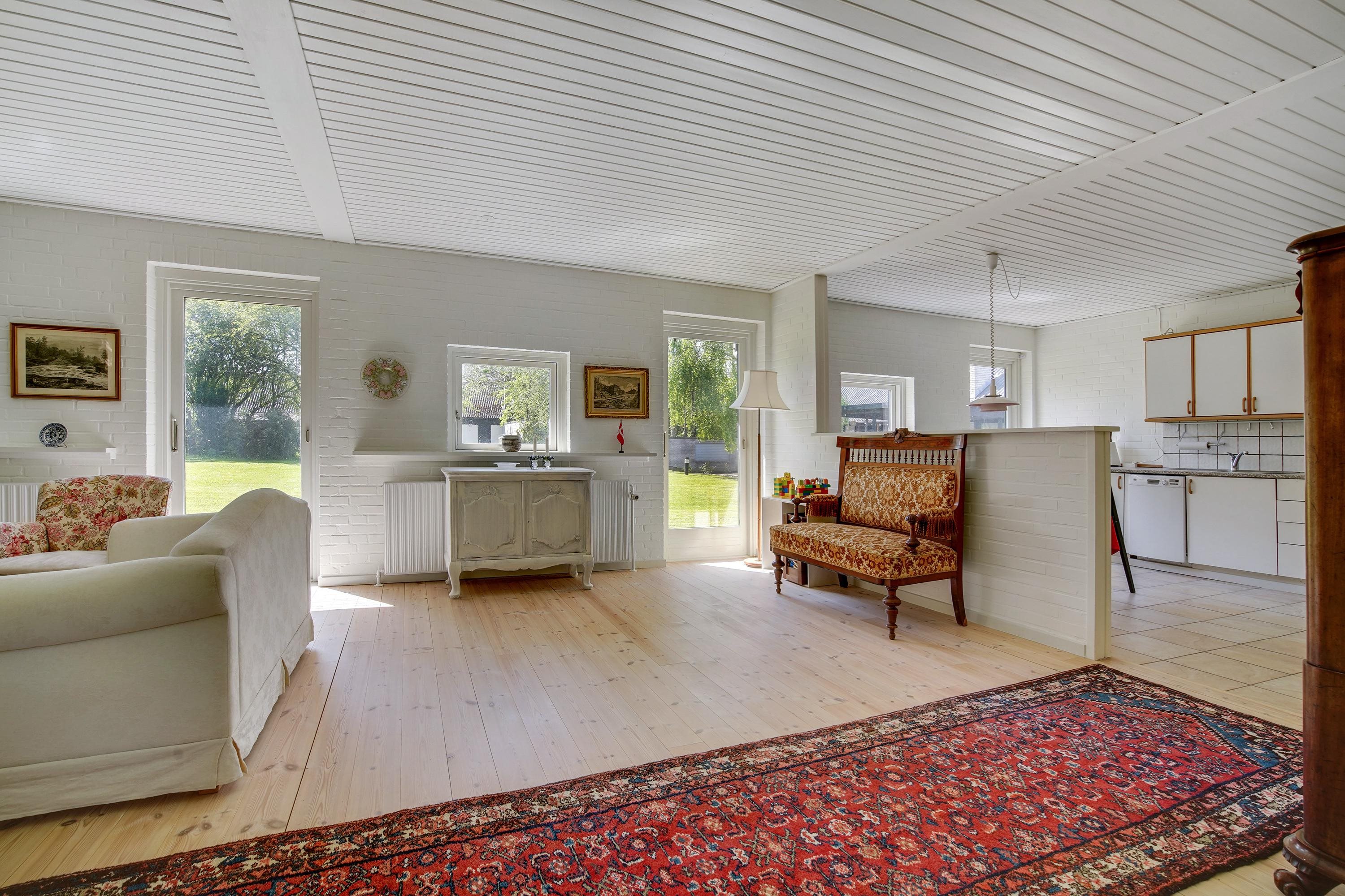 Fremhævet stue billede i fuldskærmstilstand. Billede af Skansebakken 23A, Horne, 9850 Hirtshals