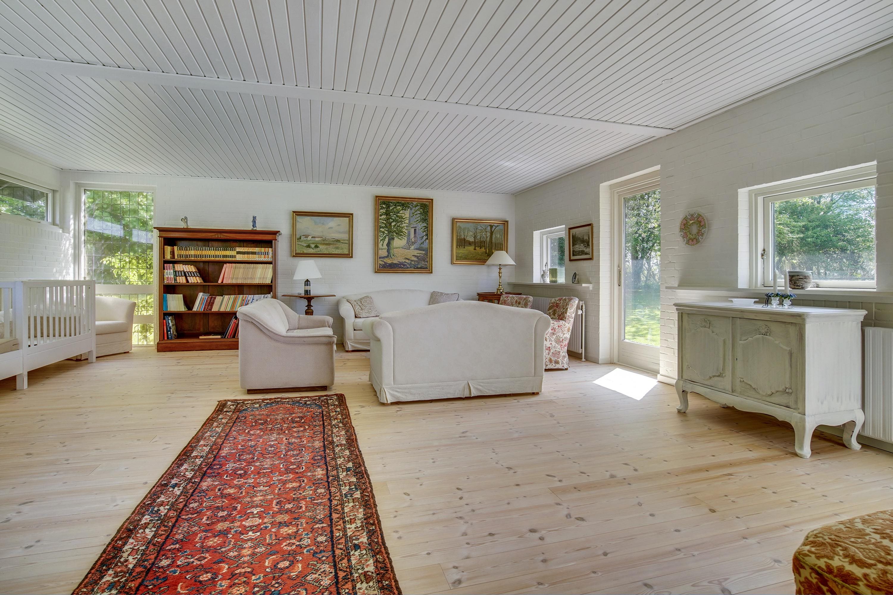 Fremhævet stue billede i fuldskærmstilstand. Billede af Skansebakken 23A, Horne, 9850 Hirtshals