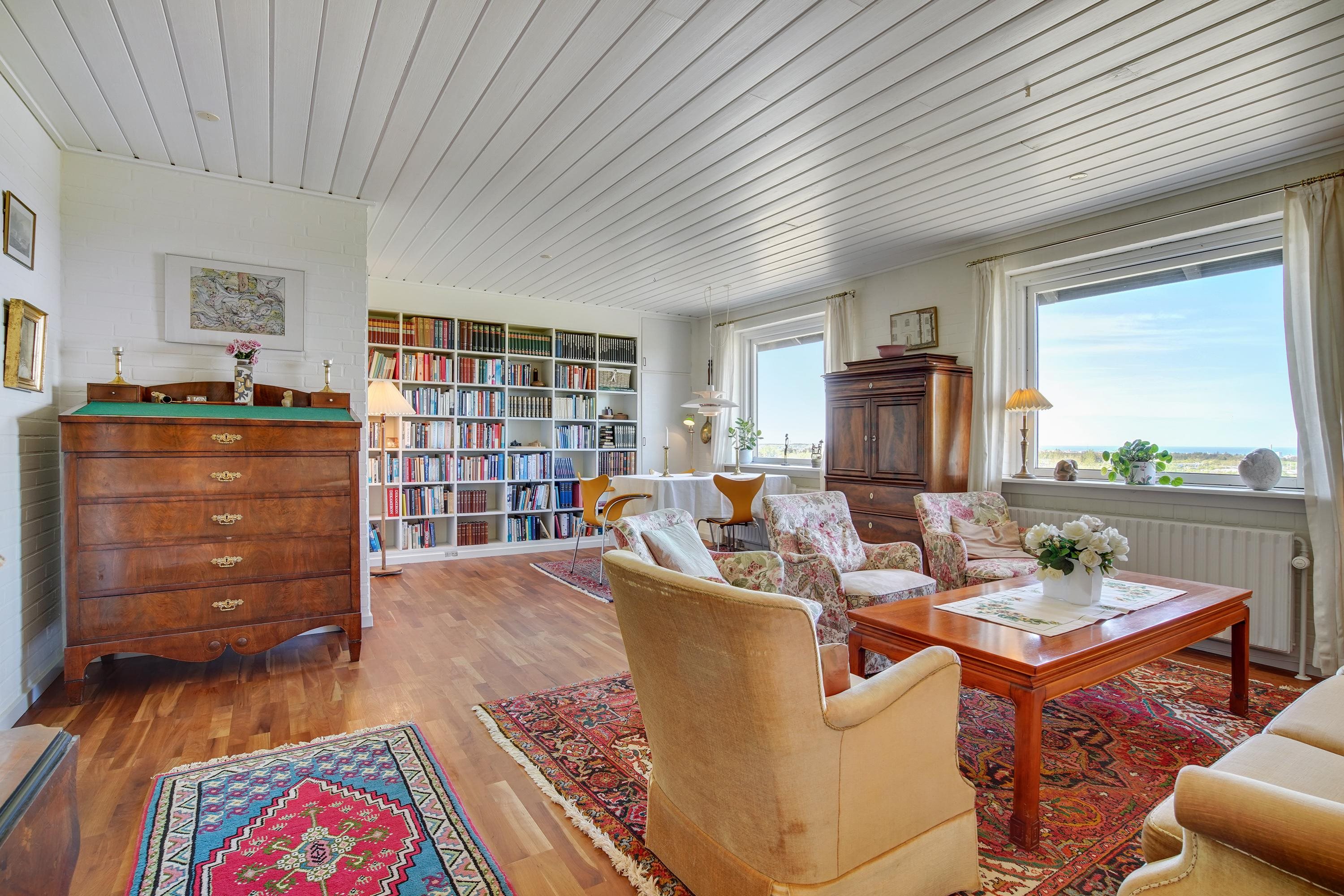 Fremhævet stue billede i fuldskærmstilstand. Billede af Skansebakken 23A, Horne, 9850 Hirtshals