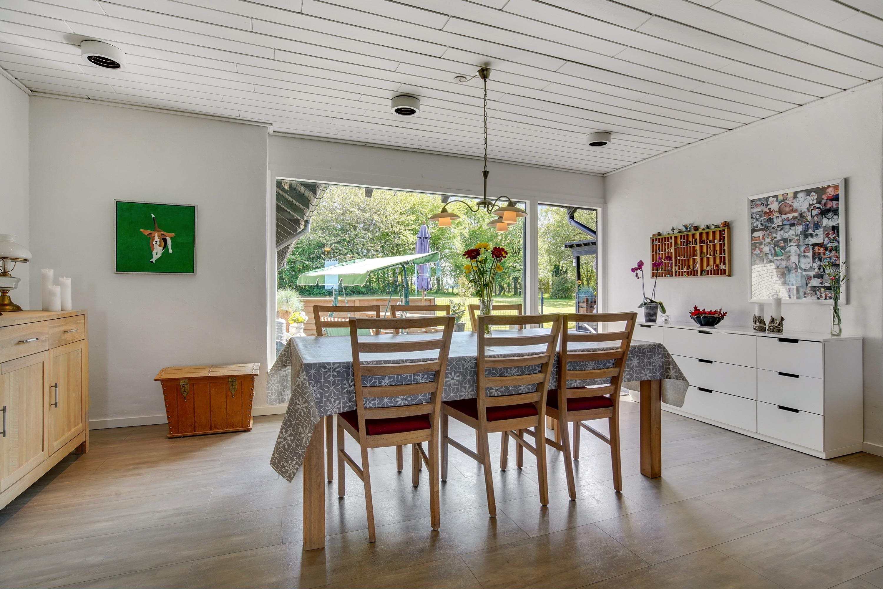 Fremhævet stue billede i fuldskærmstilstand. Billede af Skansebakken 23A, Horne, 9850 Hirtshals