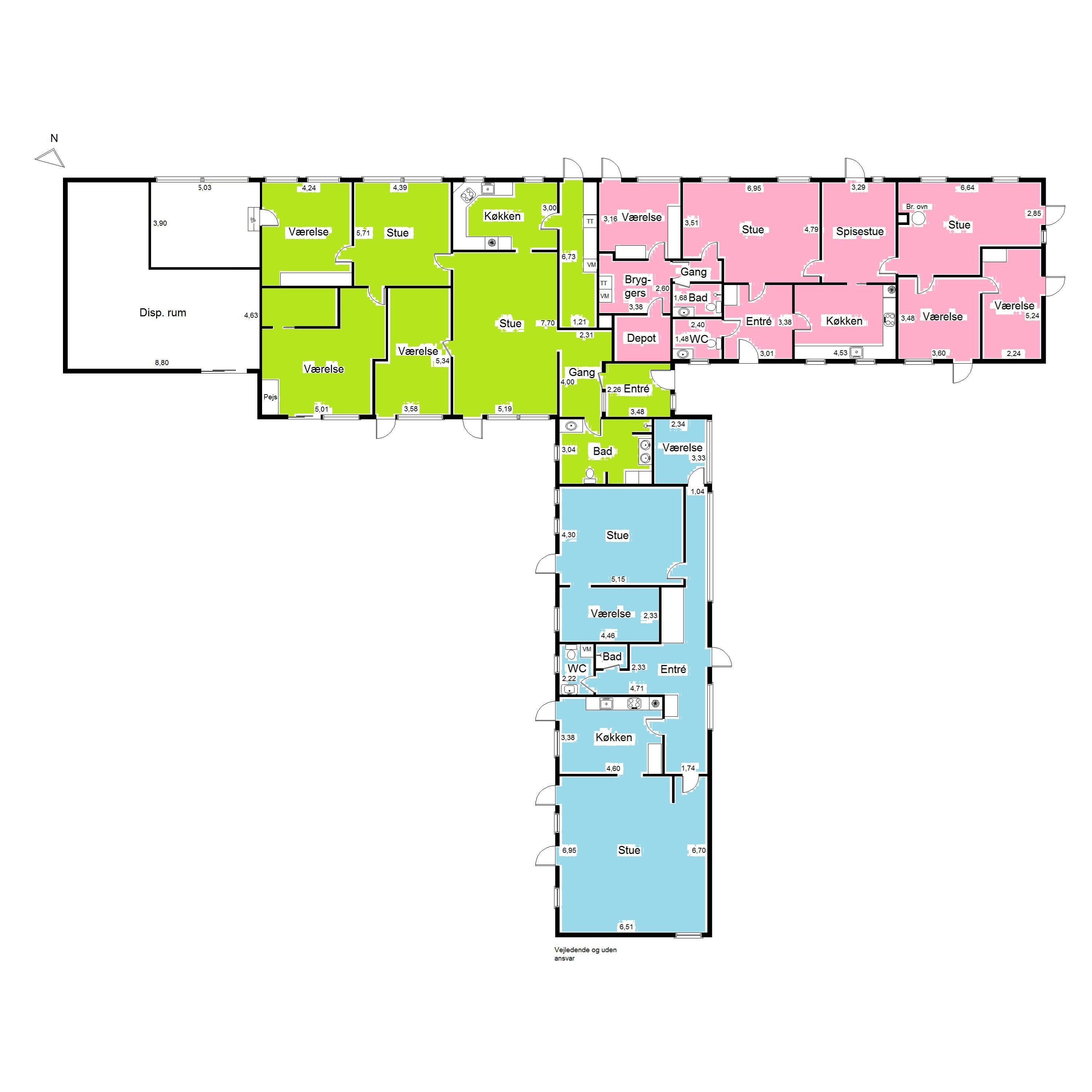 Plantegninger billede af Skansebakken 23A, Horne, 9850 Hirtshals