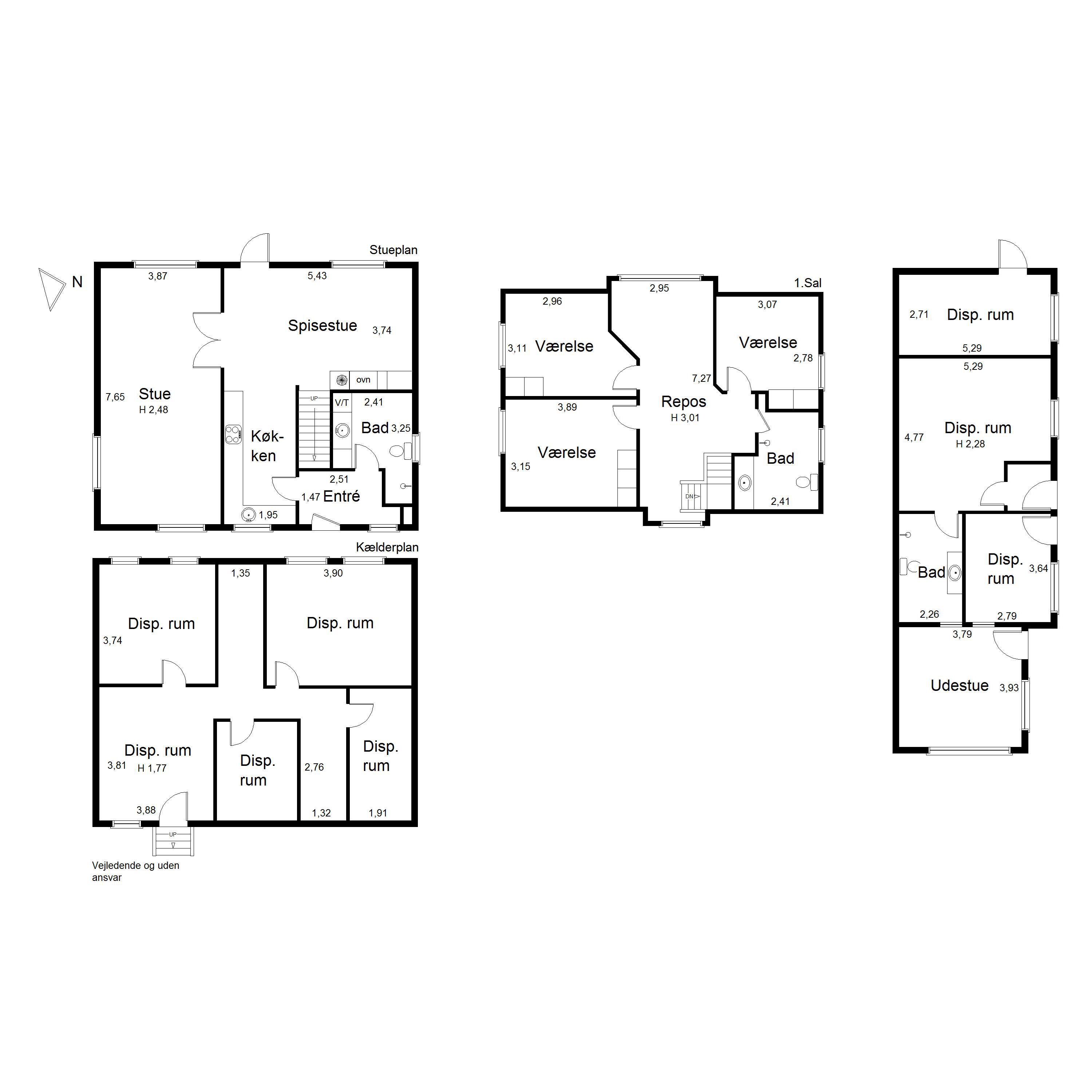 Plantegninger billede af Skagensvej 14, 9800 Hjørring