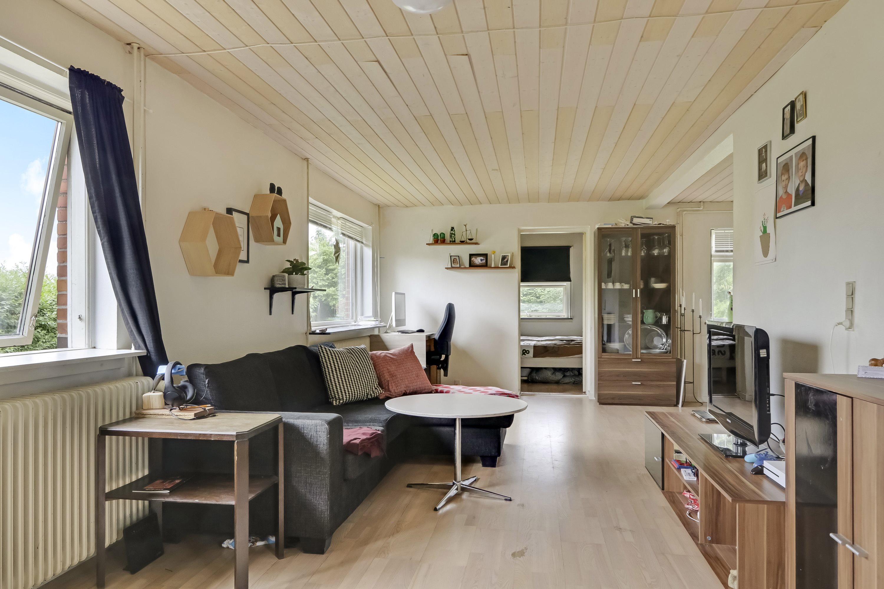 Fremhævet stue billede i fuldskærmstilstand. Billede af Vinkelvej 2, 5772 Kværndrup