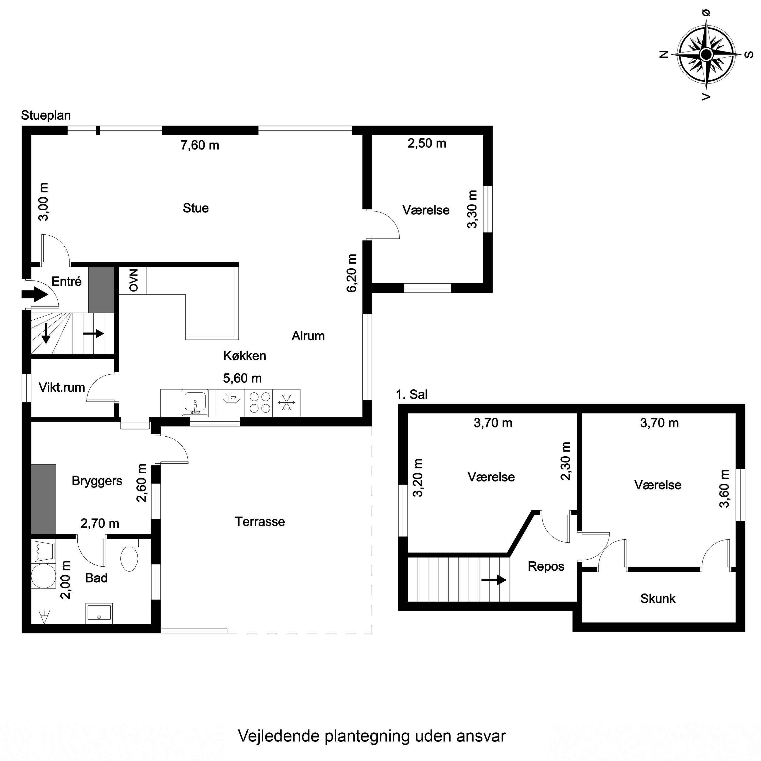 Plantegninger billede af Vinkelvej 2, 5772 Kværndrup