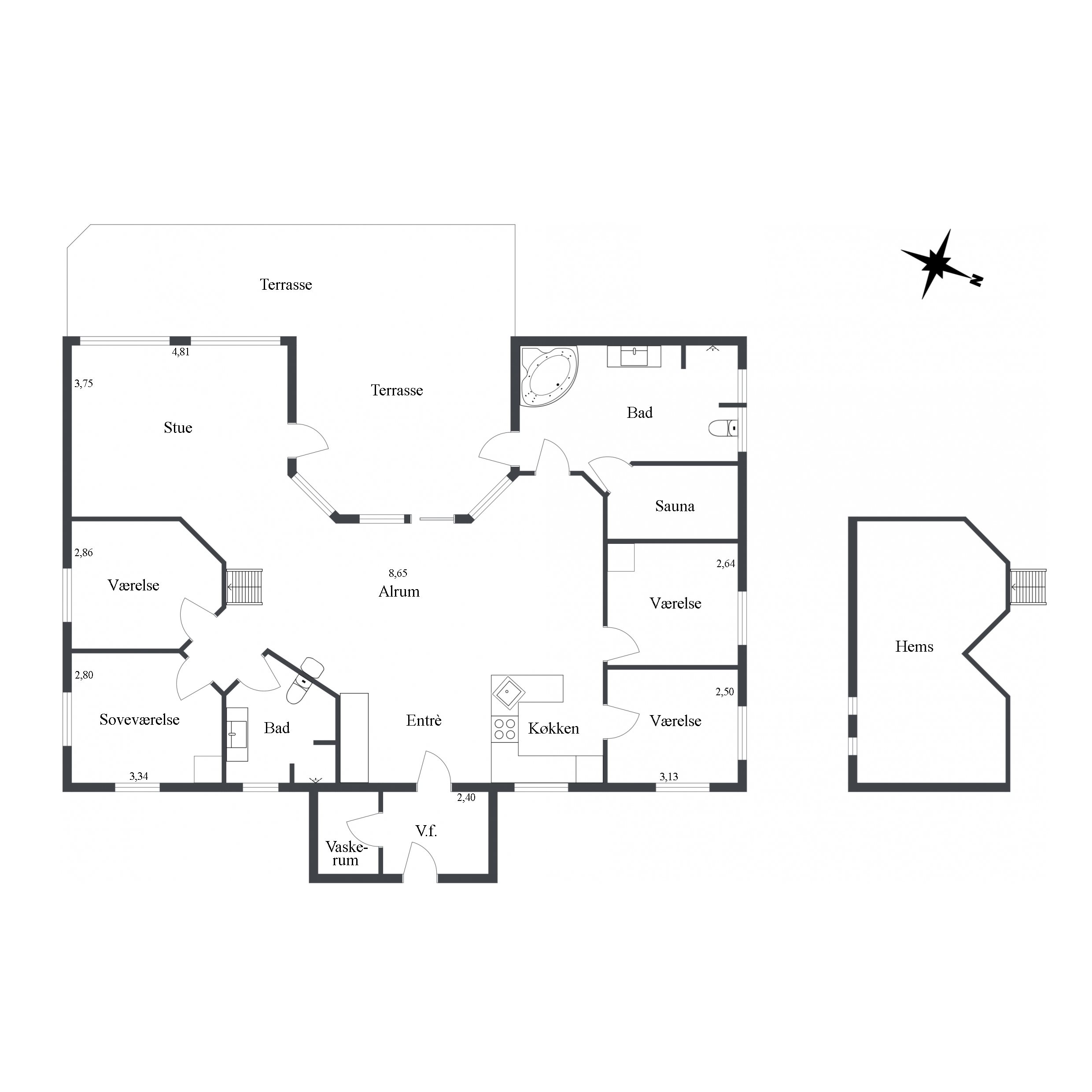 Plantegninger billede af Revlen 16, Bratten, 9981 Jerup