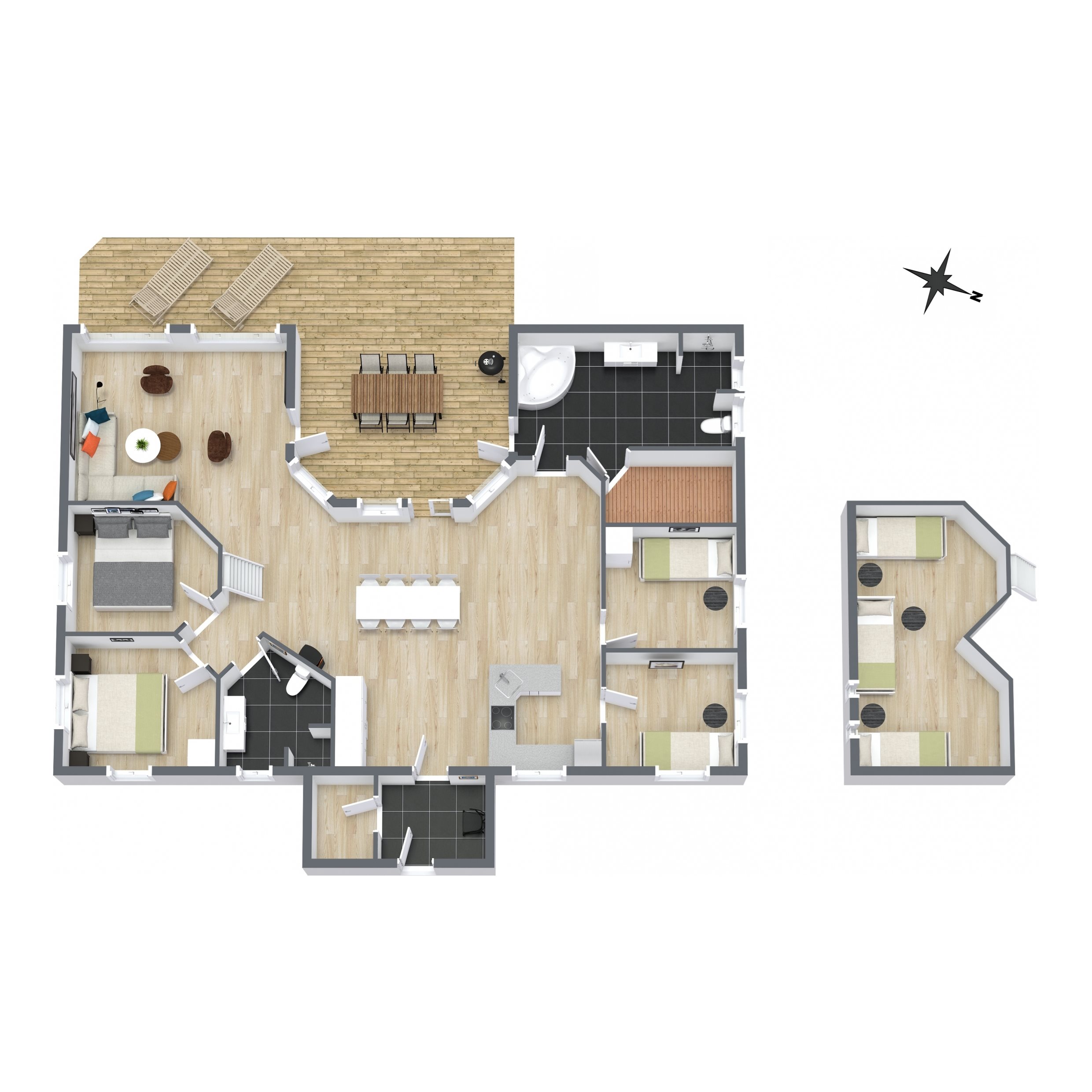 Plantegninger billede af Revlen 16, Bratten, 9981 Jerup