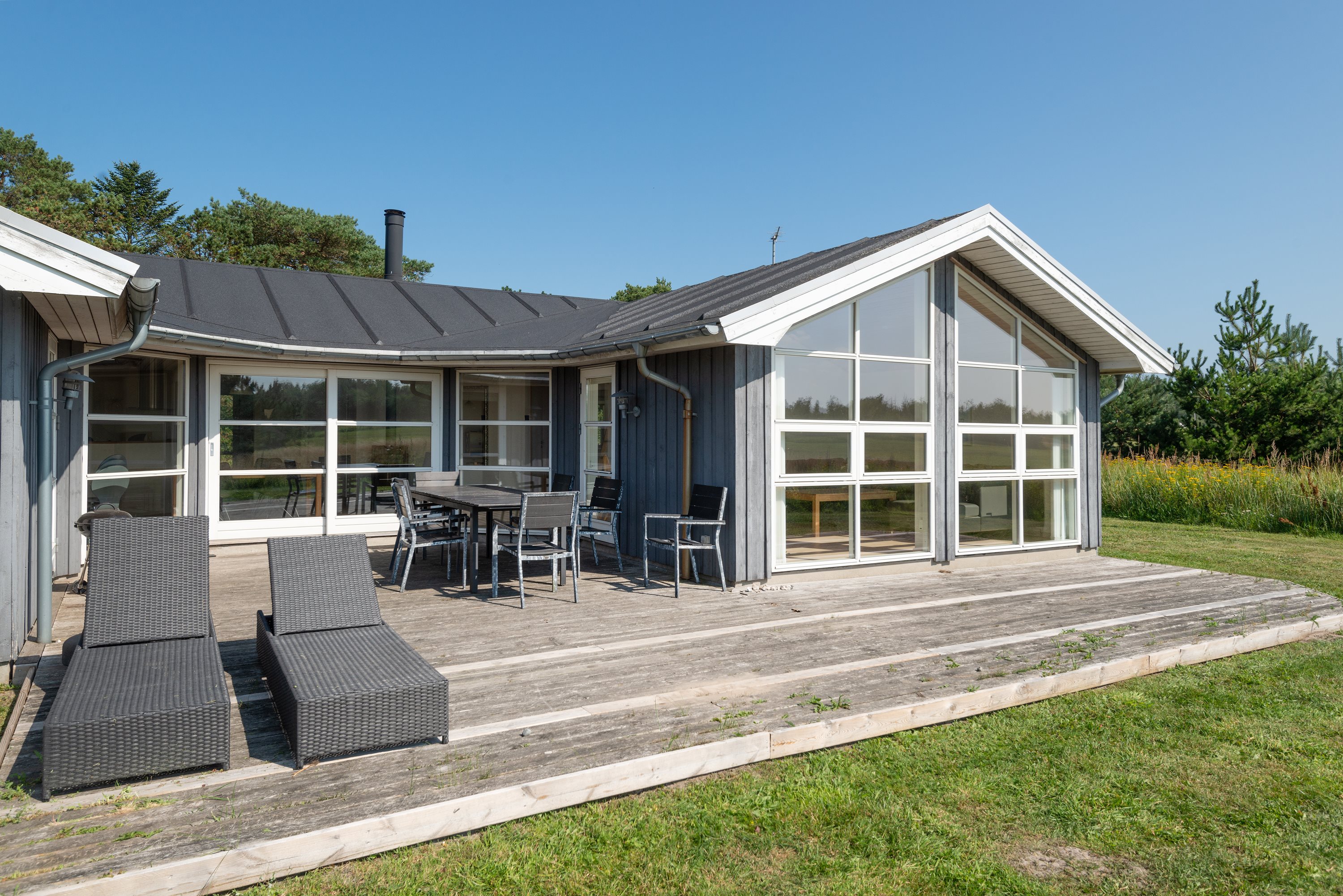 Fremhævet terrasse billede i fuldskærmstilstand. Billede af Revlen 16, Bratten, 9981 Jerup