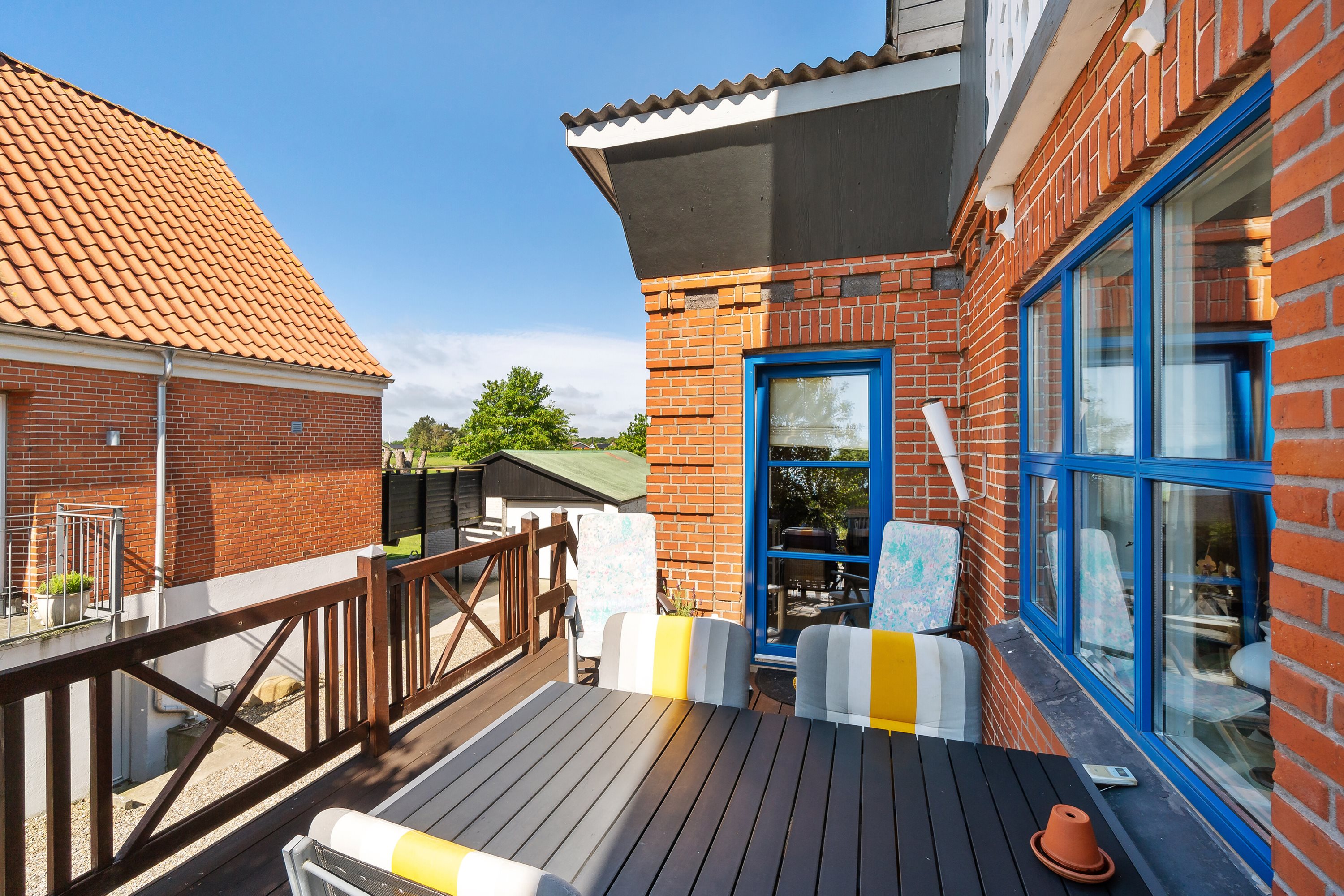 Fremhævet terrasse billede i fuldskærmstilstand. Billede af Algade 8, Koldby, 7752 Snedsted