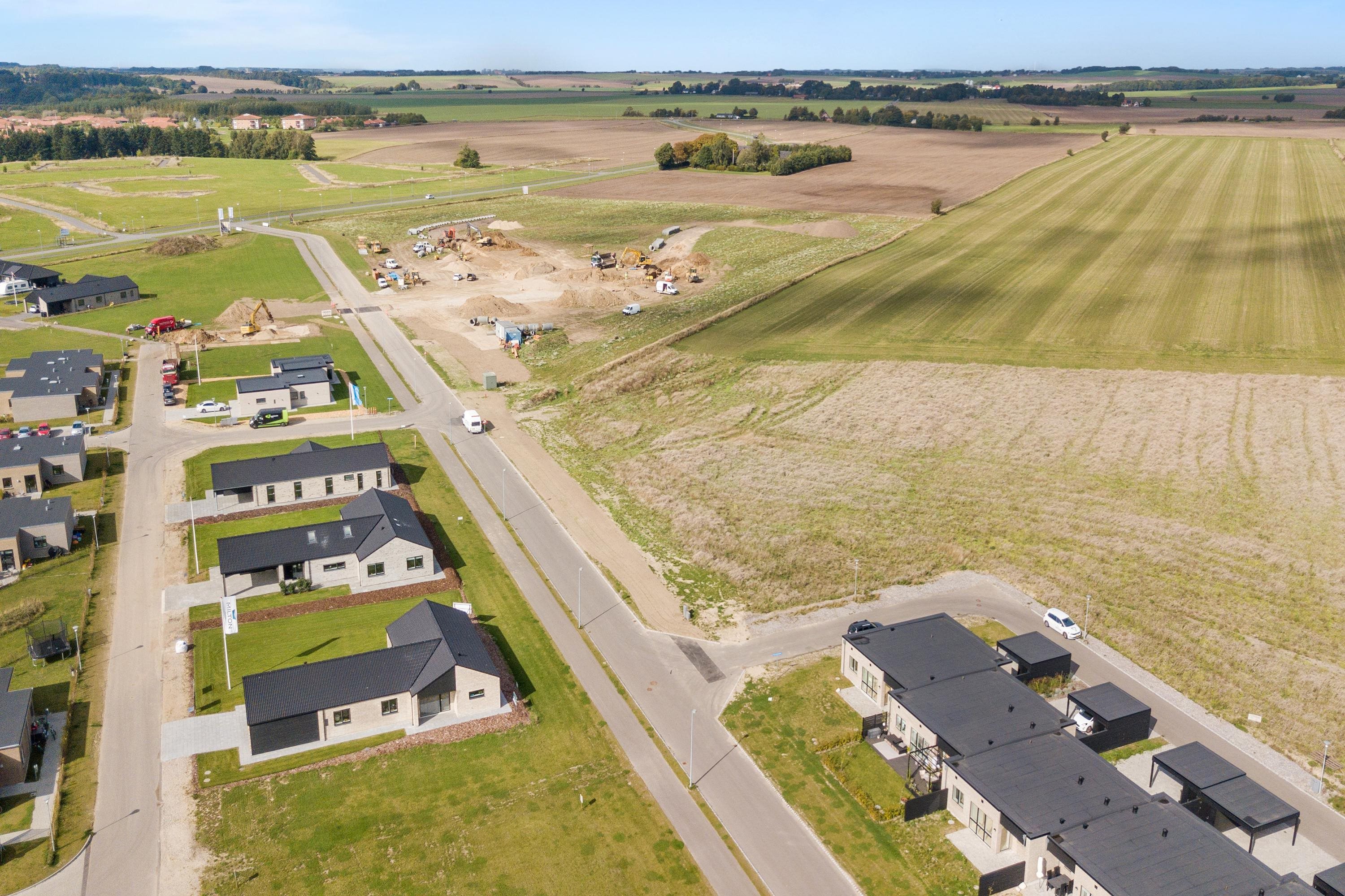 Miniaturebillede 1: luftfoto. Billede af Nellikebakken 13, 8930 Randers NØ