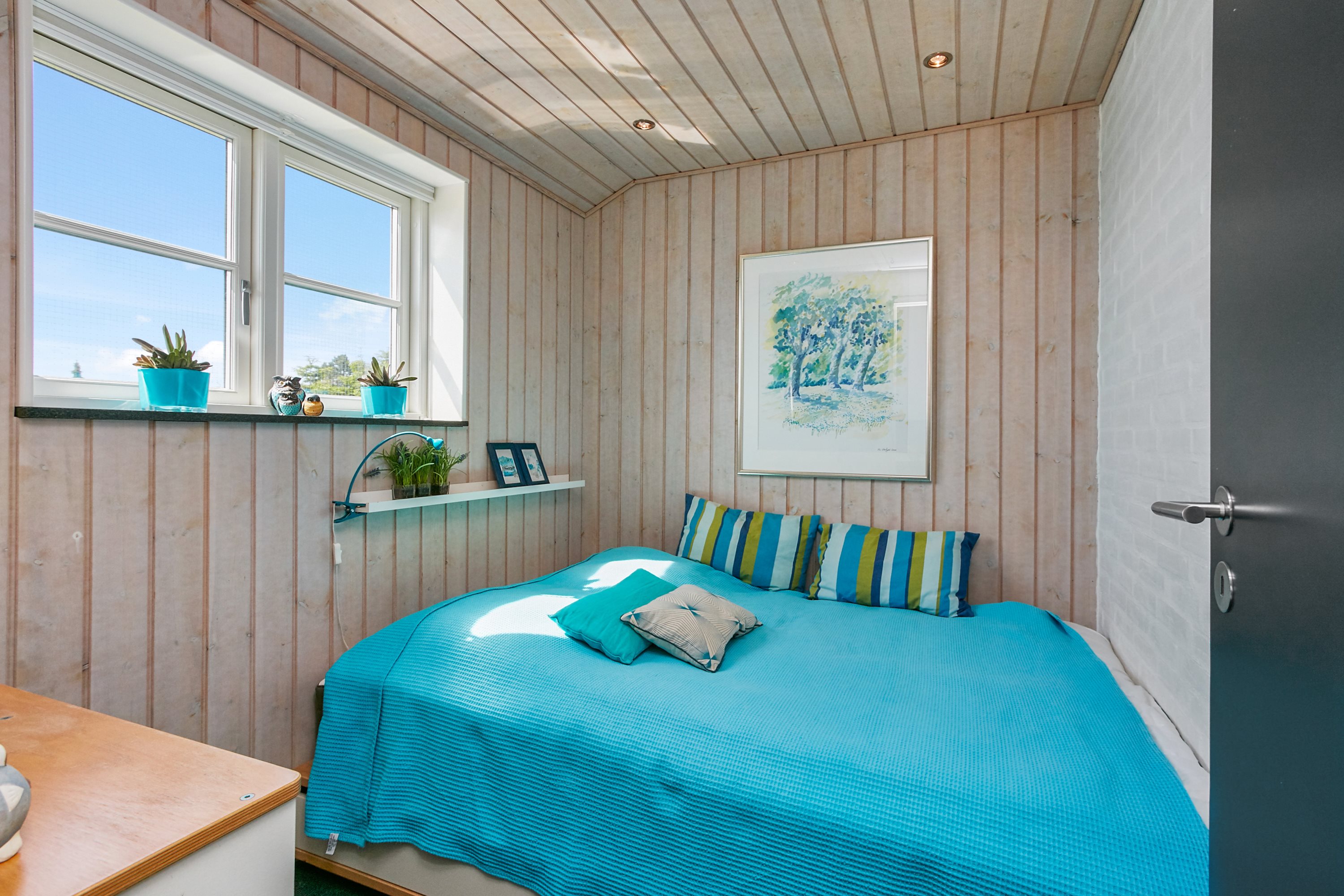 Fremhævet soveværelse billede i fuldskærmstilstand. Billede af Asbo 7, As Vig, 7130 Juelsminde