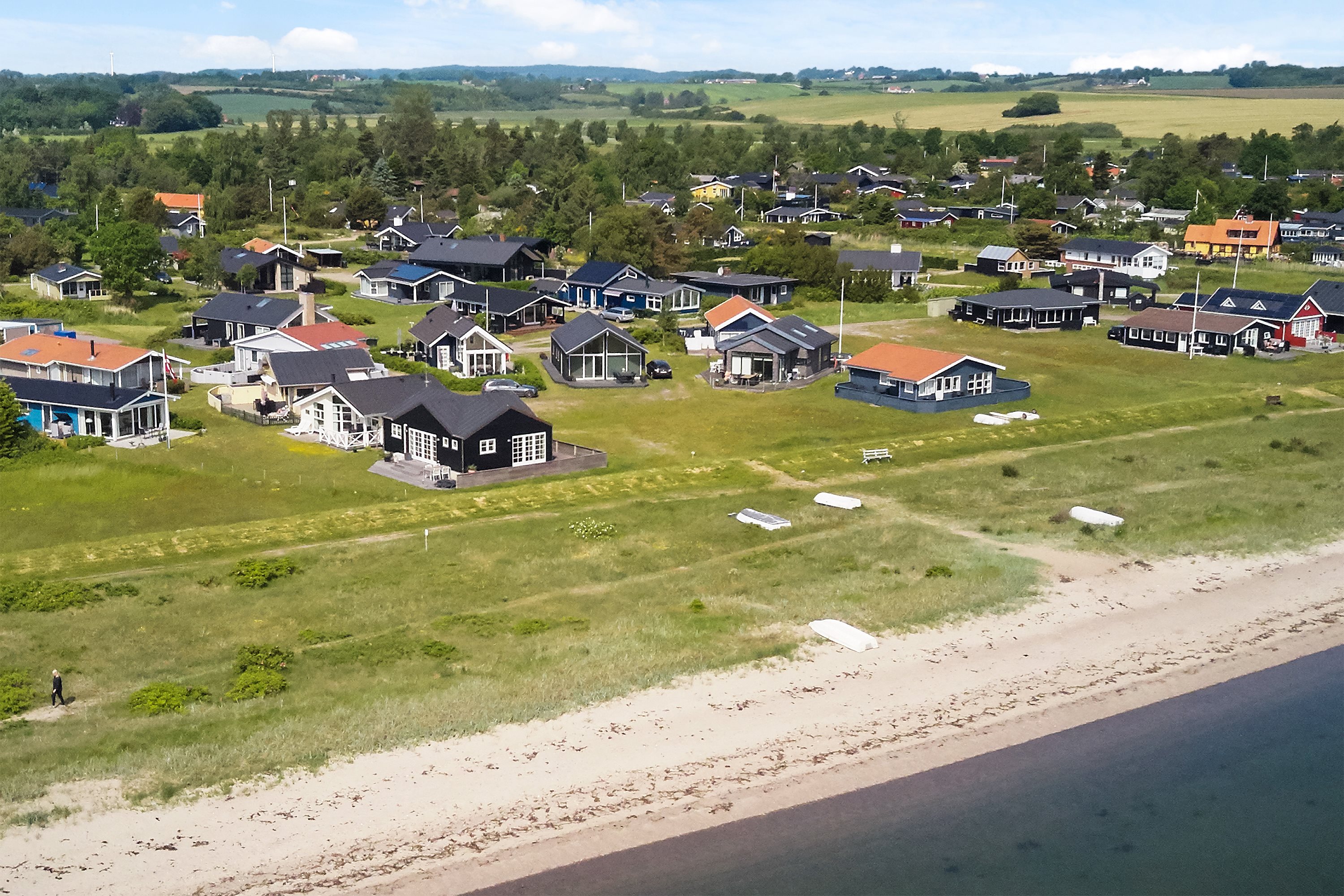 Fremhævet luftfoto billede i fuldskærmstilstand. Billede af Asbo 7, As Vig, 7130 Juelsminde