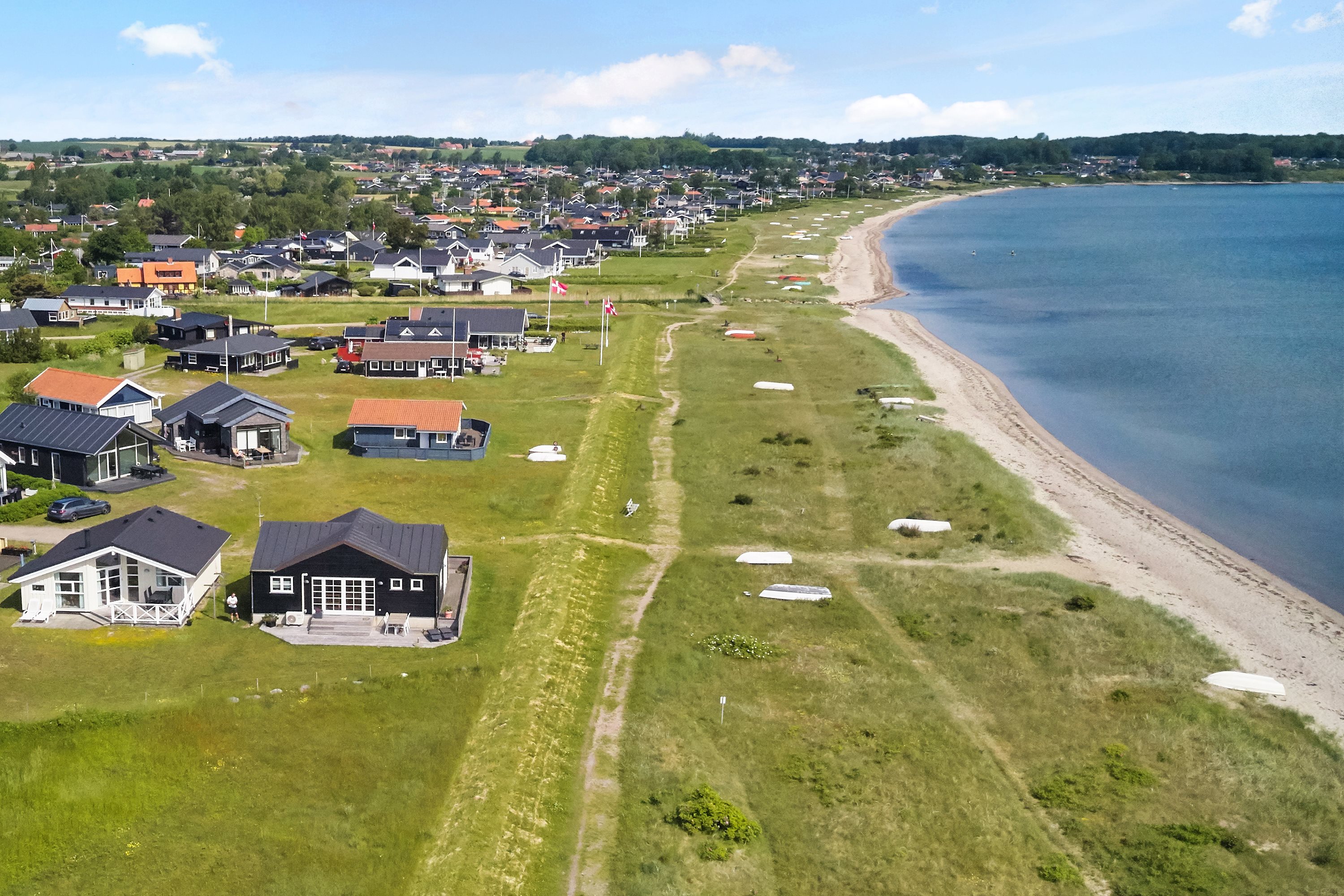 Fremhævet luftfoto billede i fuldskærmstilstand. Billede af Asbo 7, As Vig, 7130 Juelsminde