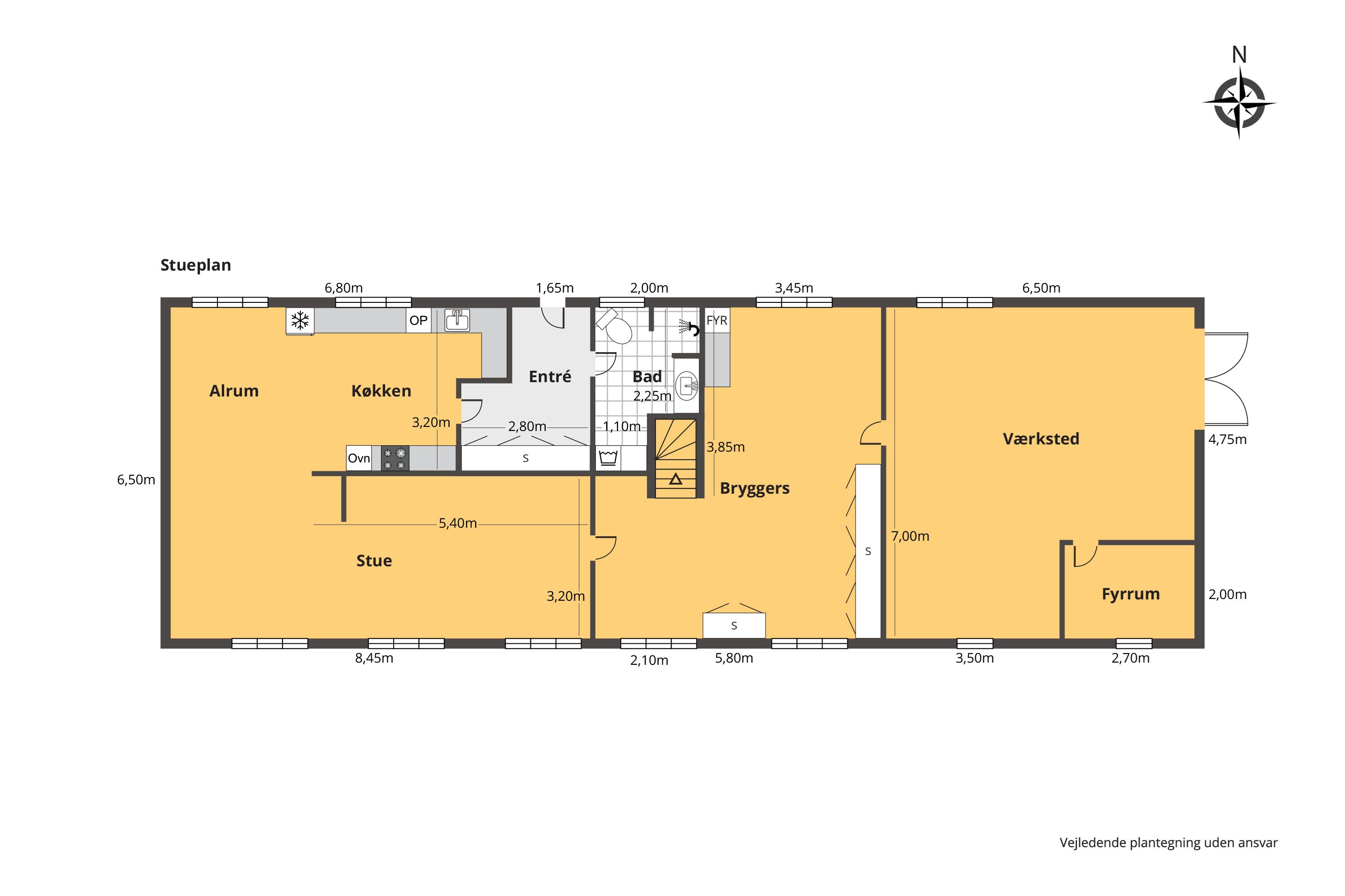 Plantegninger billede af Lergravvej 5, Bøvling, 7650 Bøvlingbjerg