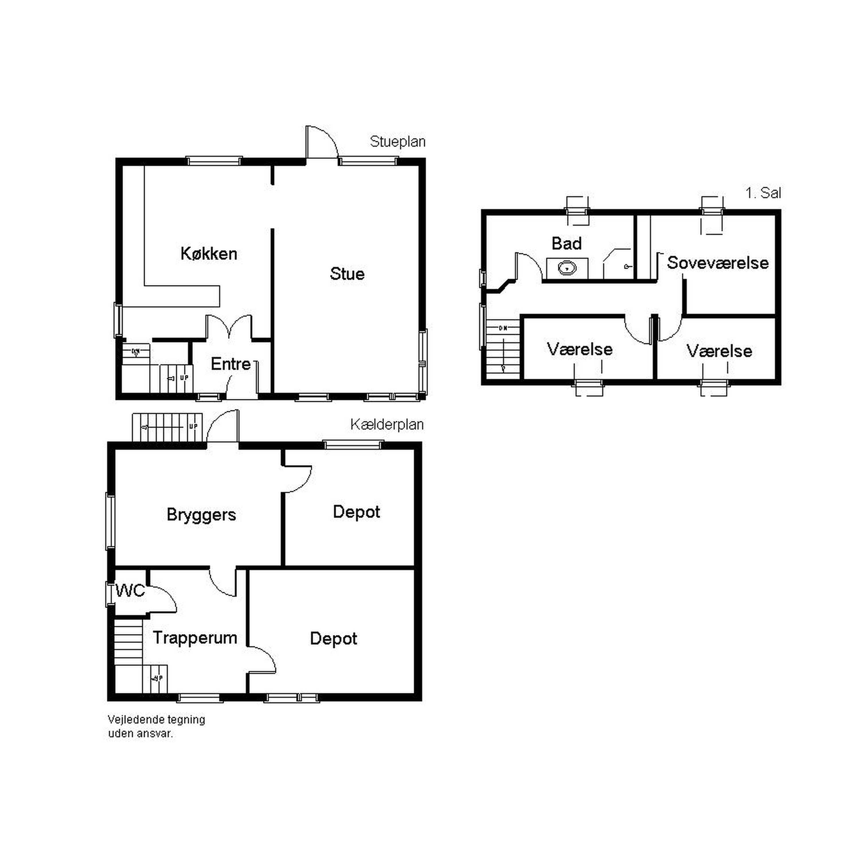 Plantegninger billede af Sundsvej 9, 7760 Hurup Thy