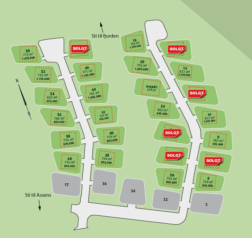 Fremhævet kort billede i fuldskærmstilstand. Billede af Kongsdalparken 42, Assens, 9550 Mariager