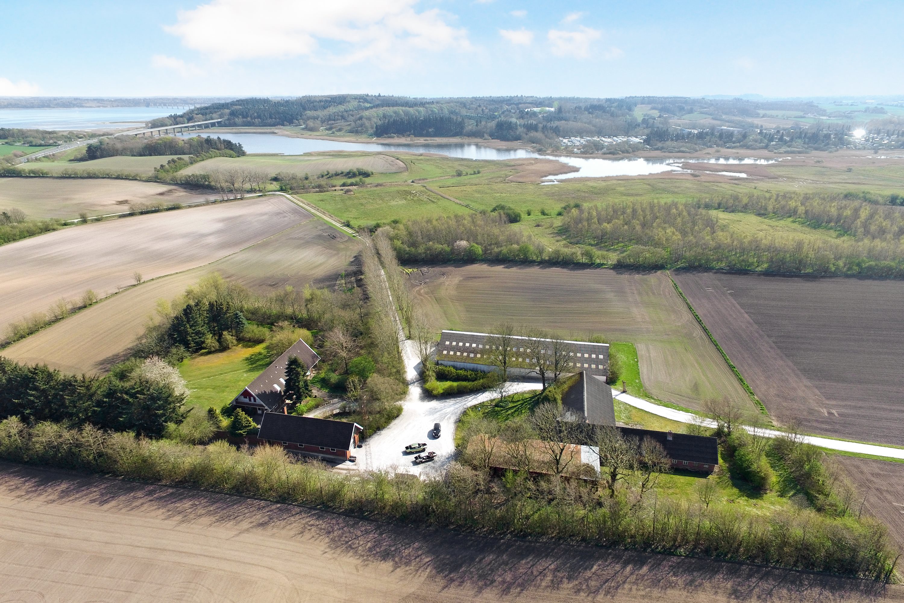 Miniaturebillede 1: luftfoto. Billede af Østermøllevej 5, Lødderup, 7900 Nykøbing M