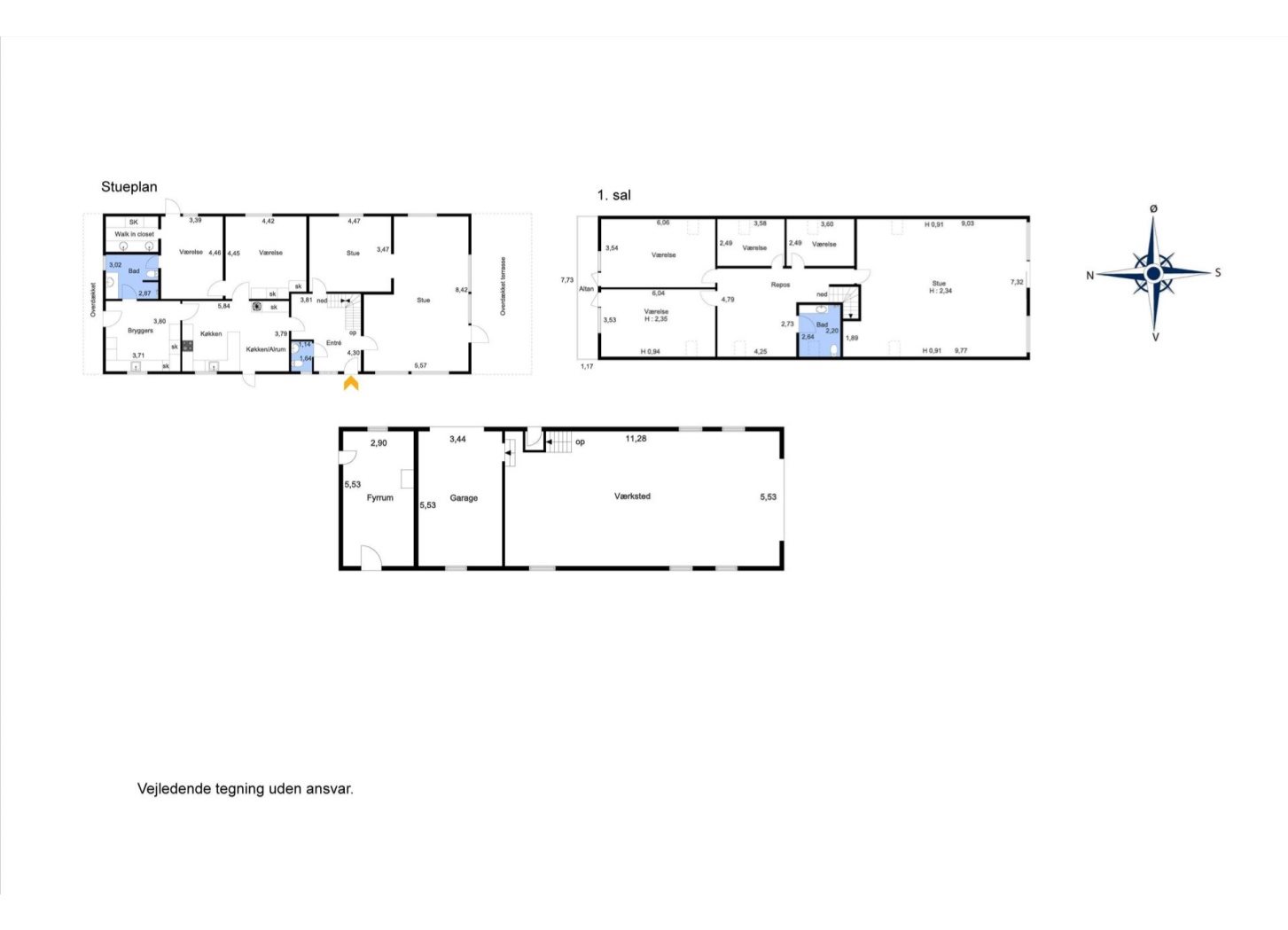 Plantegninger billede af Østermøllevej 5, Lødderup, 7900 Nykøbing M