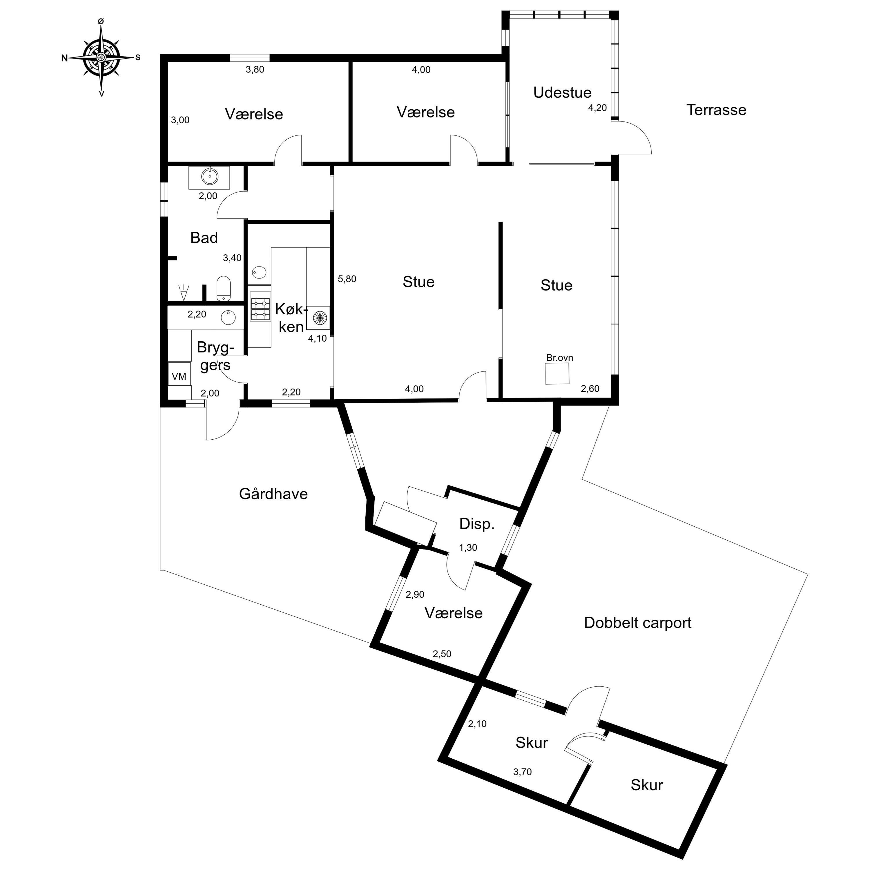 Plantegninger billede af Højgårdsvej 12, Thorning, 8620 Kjellerup