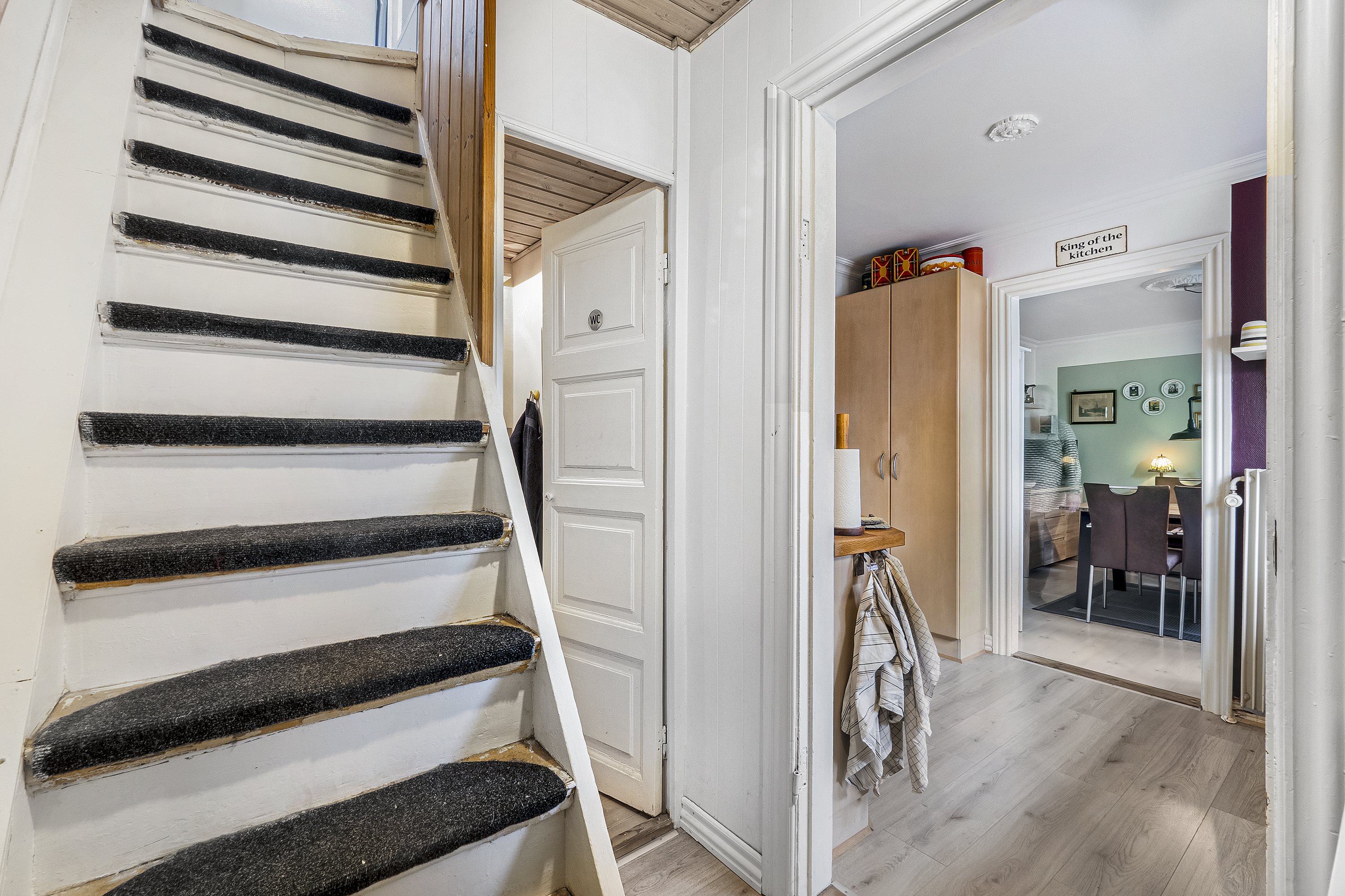 Fremhævet gang billede i fuldskærmstilstand. Billede af Mølletoften 58, 7800 Skive