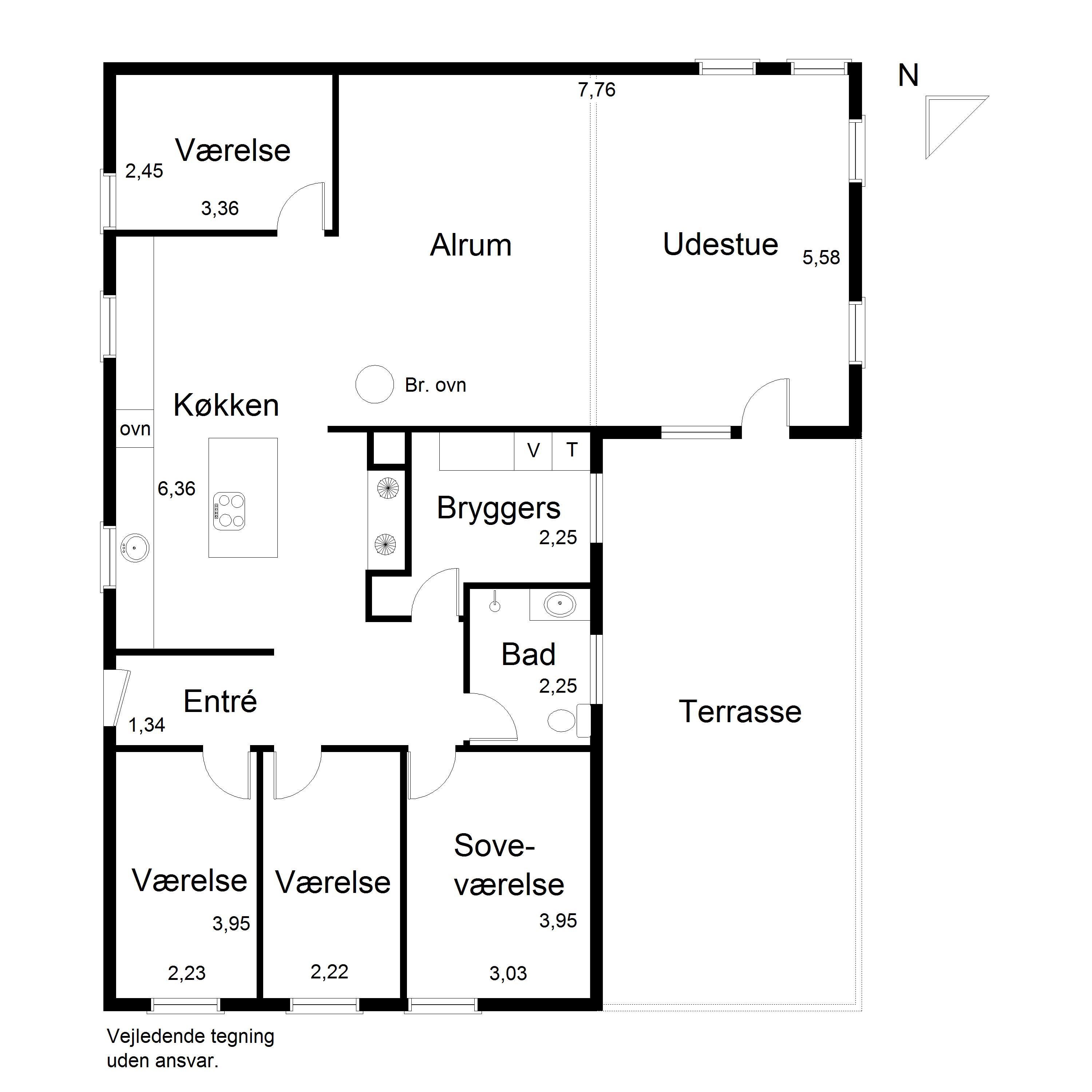 Plantegninger billede af Karsevænget 16, Tinglev, 6360 Tinglev