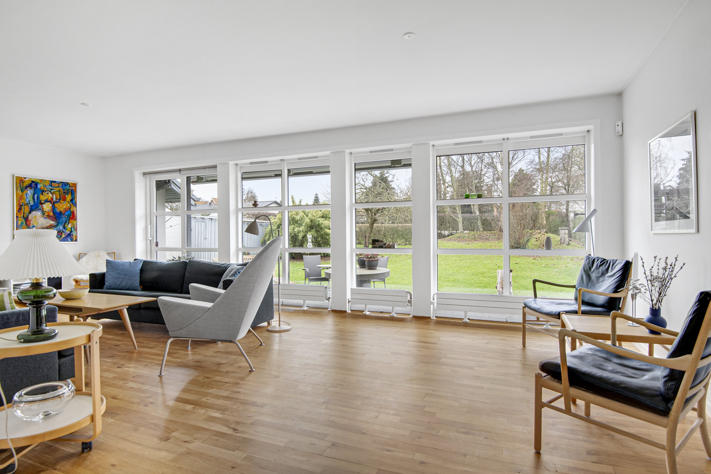 Fremhævet stue billede i fuldskærmstilstand. Billede af Langersvej 15, Indre Hasseris, 9000 Aalborg