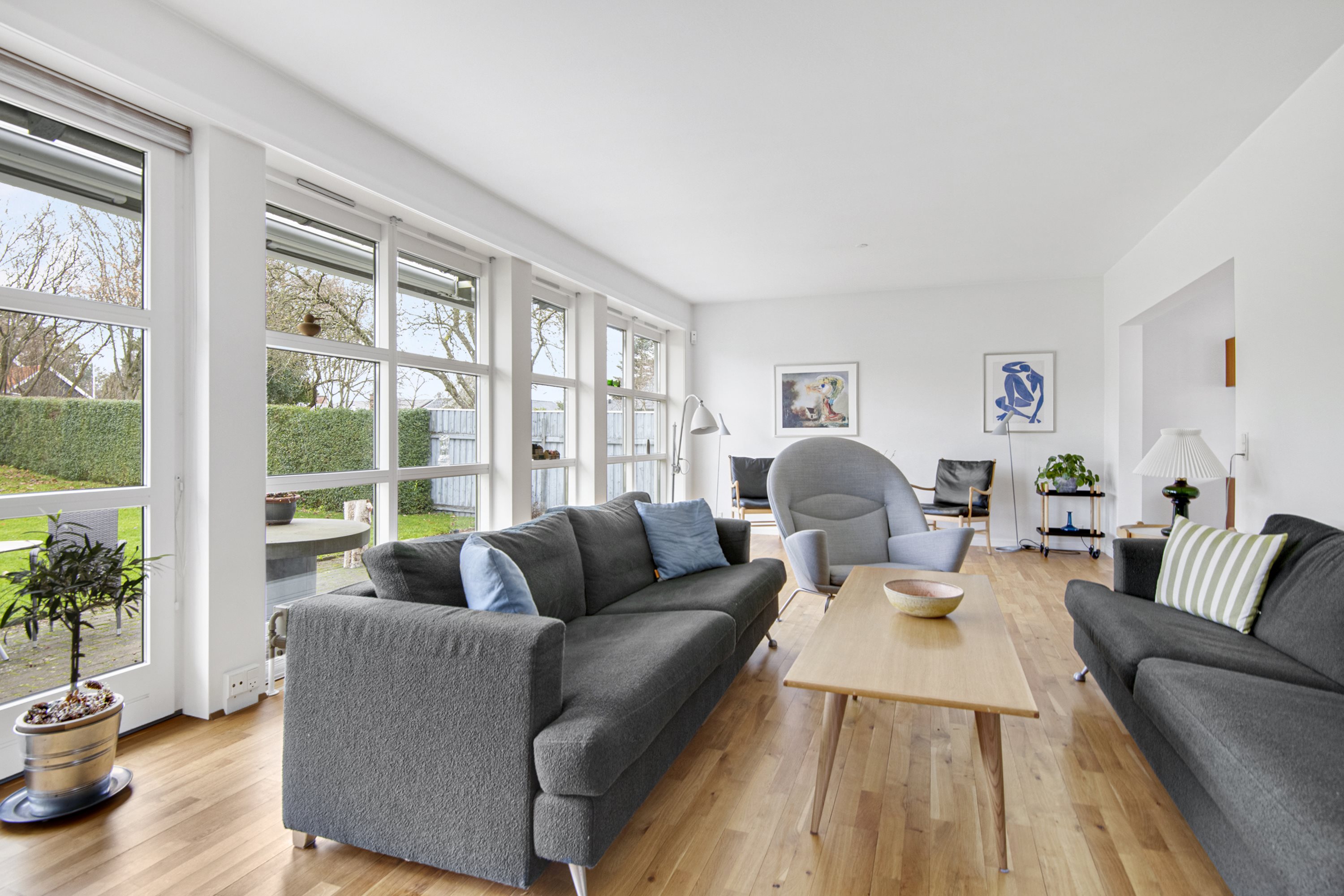 Fremhævet stue billede i fuldskærmstilstand. Billede af Langersvej 15, Indre Hasseris, 9000 Aalborg