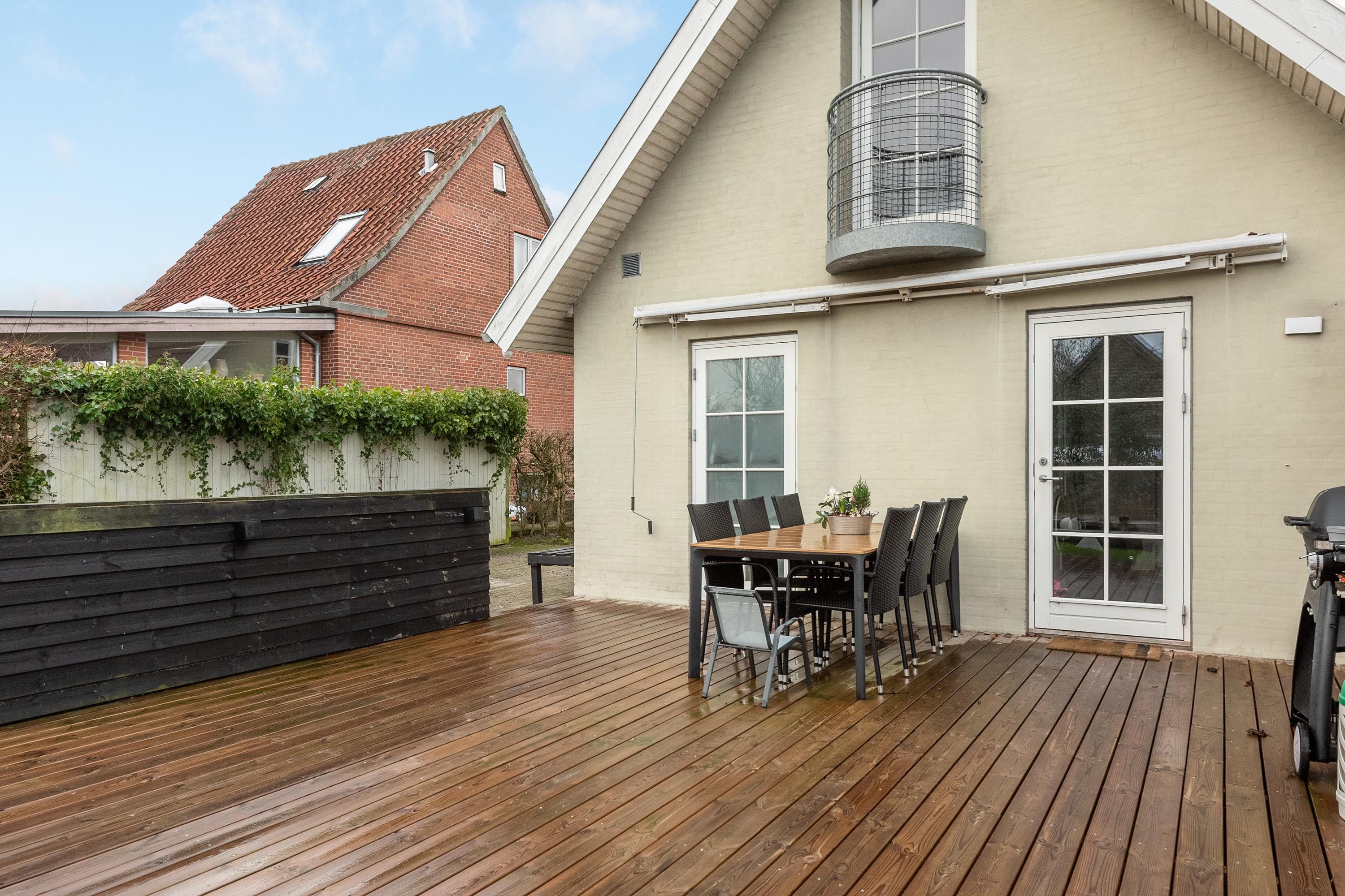 Fremhævet terrasse billede i fuldskærmstilstand. Billede af Knudsvej 14, 7000 Fredericia