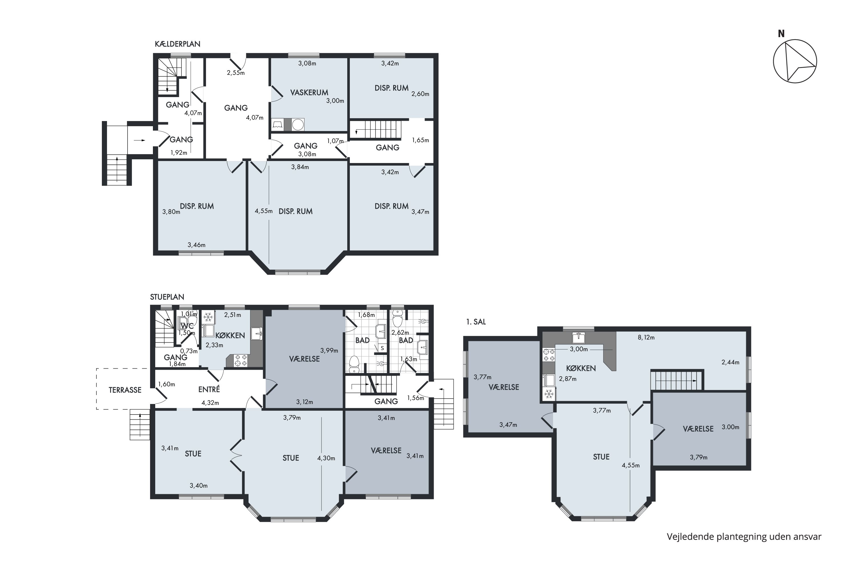 Plantegninger billede af Løgstørvej 134, Stenild, 9500 Hobro