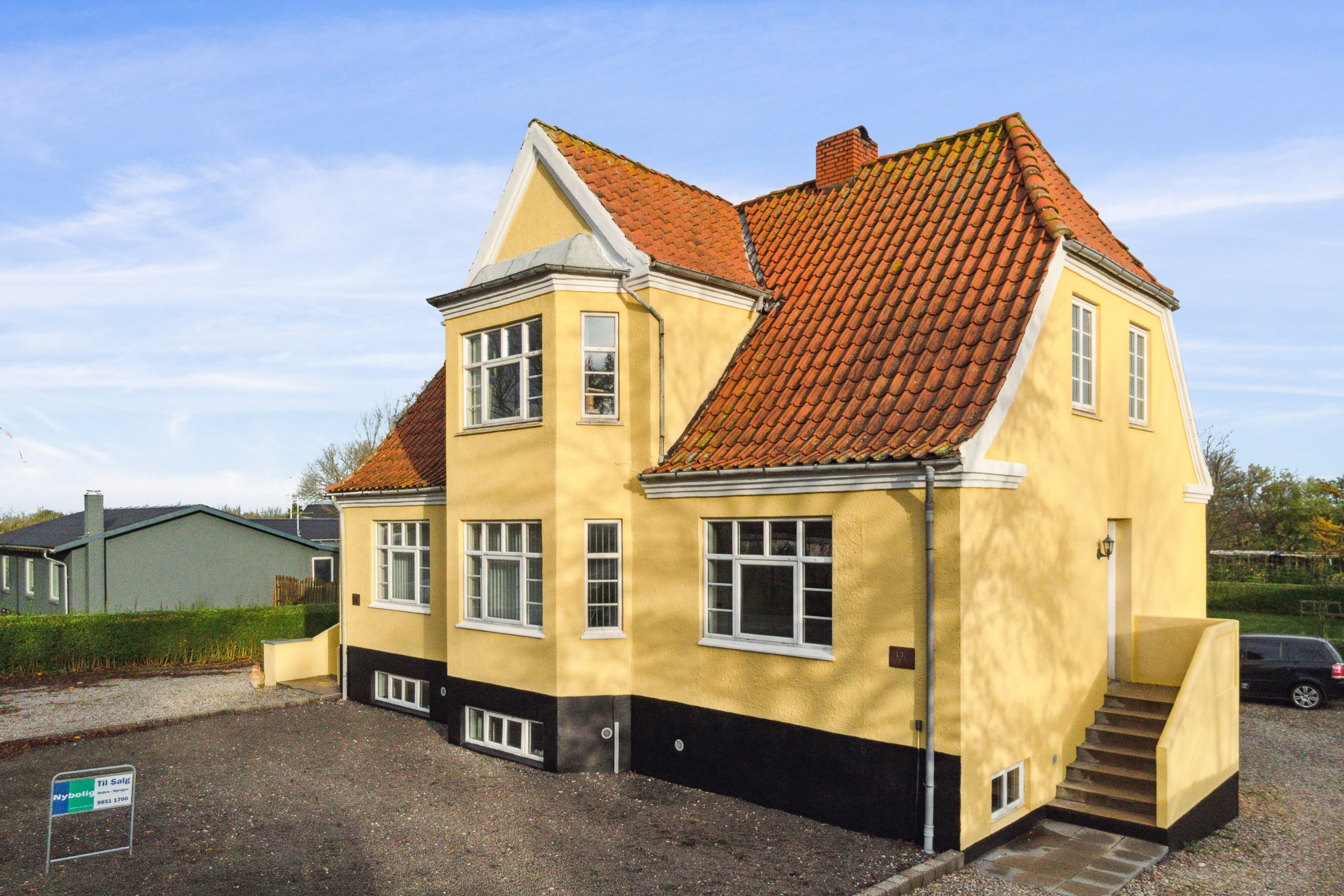 Fremhævet set fra vejen billede i fuldskærmstilstand. Billede af Løgstørvej 134, Stenild, 9500 Hobro