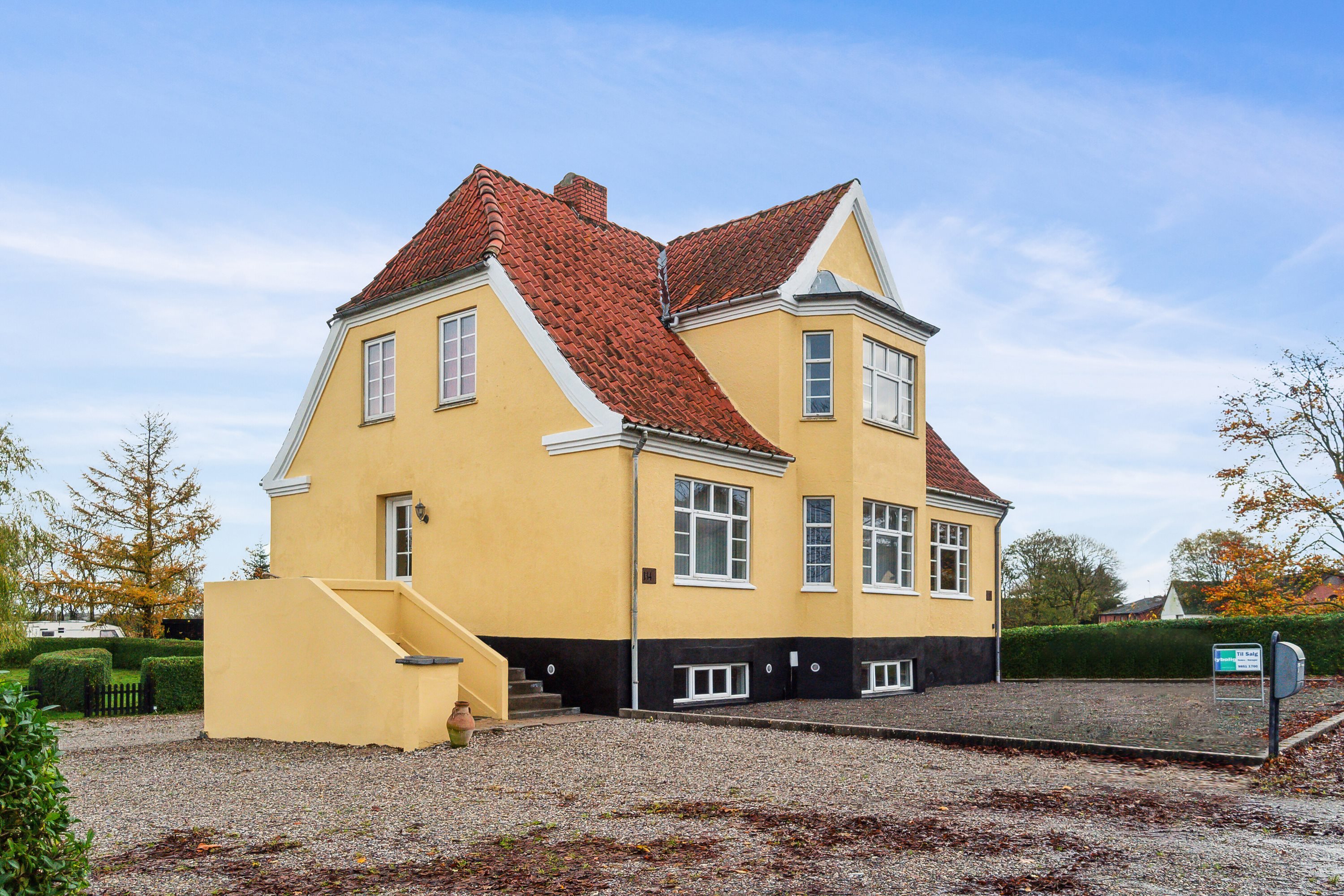 Fremhævet set fra vejen billede i fuldskærmstilstand. Billede af Løgstørvej 134, Stenild, 9500 Hobro