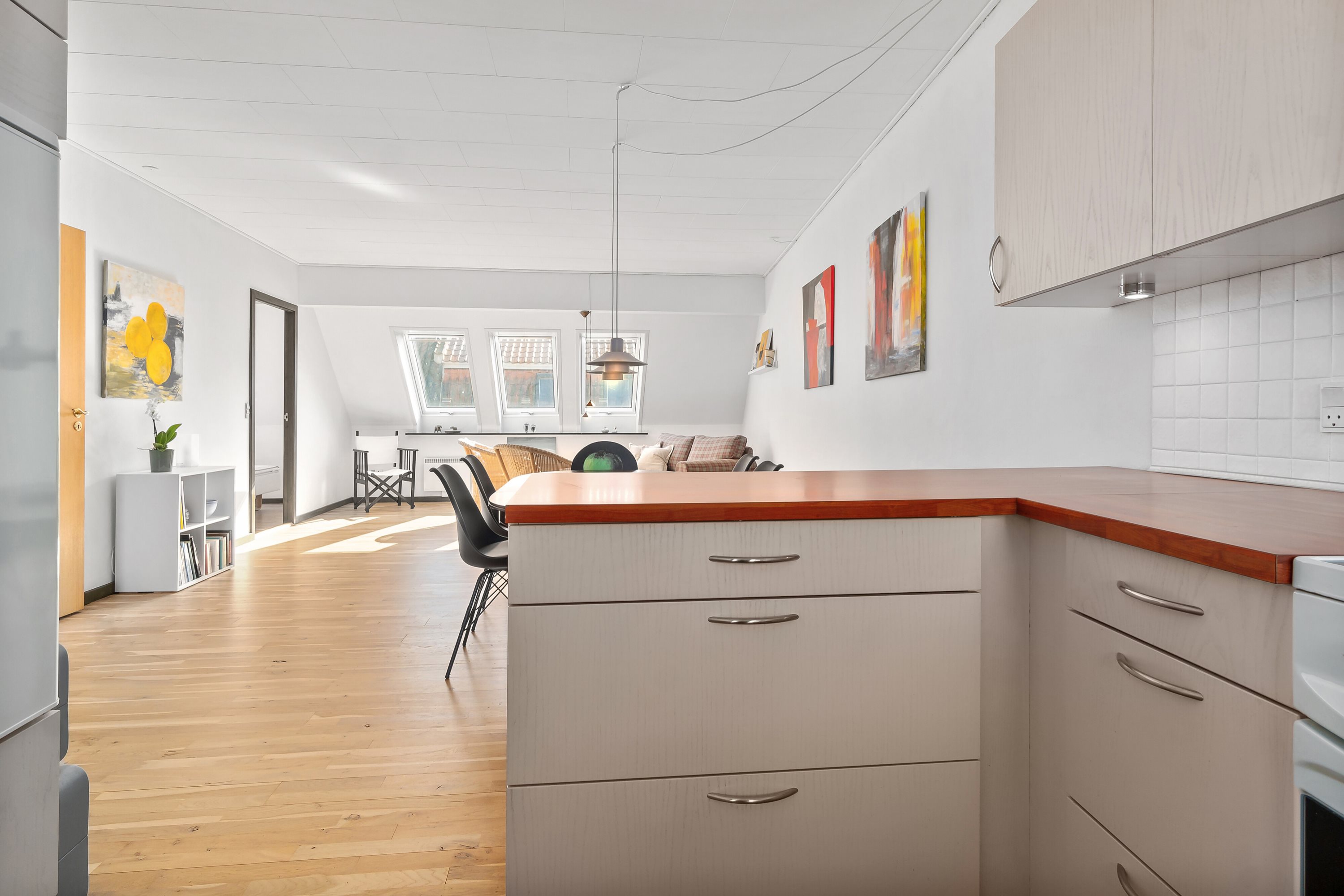 Fremhævet køkken billede i fuldskærmstilstand. Billede af Algade 19, 2. 4., 4230 Skælskør