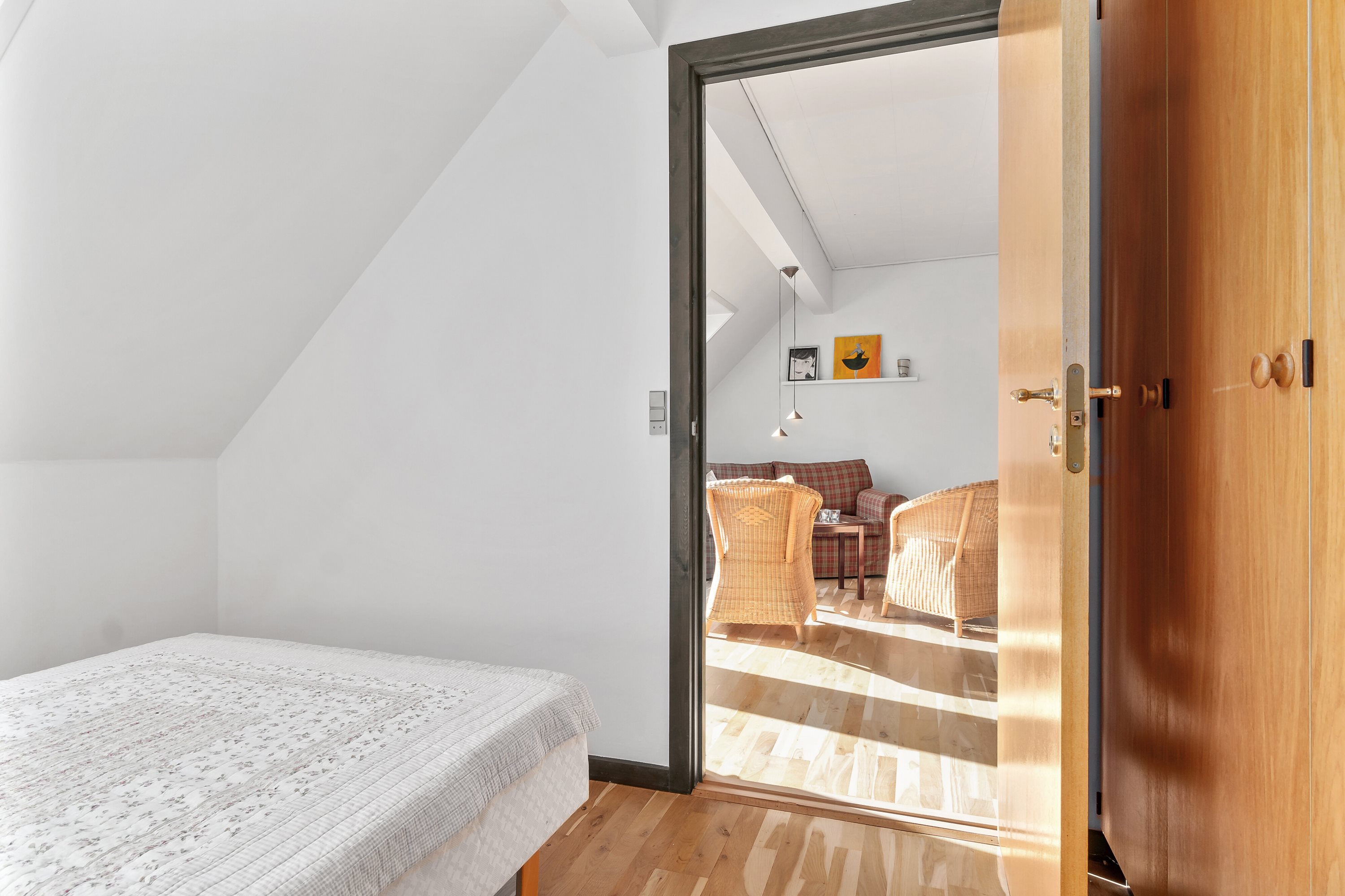 Fremhævet soveværelse billede i fuldskærmstilstand. Billede af Algade 19, 2. 4., 4230 Skælskør