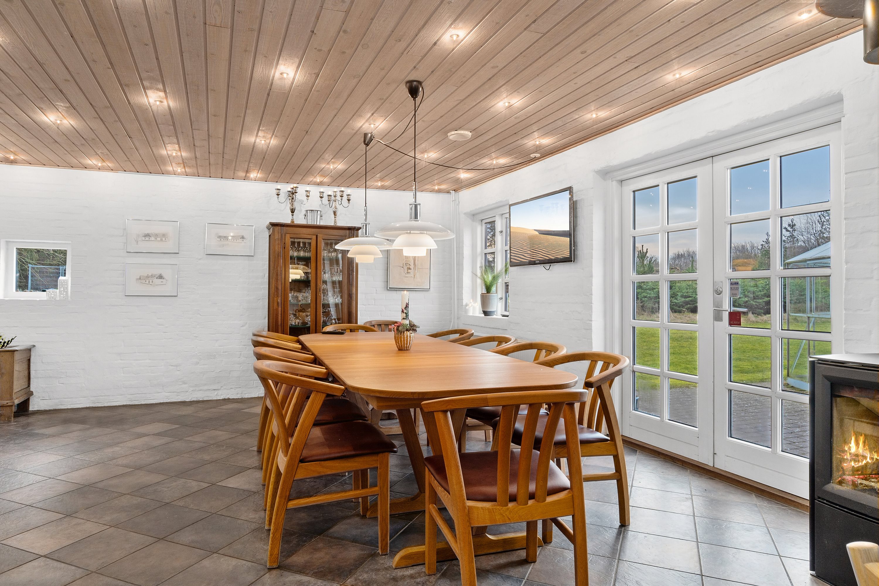 Fremhævet spisestue billede i fuldskærmstilstand. Billede af Skovhusevej 48, Bælum, 9574 Bælum