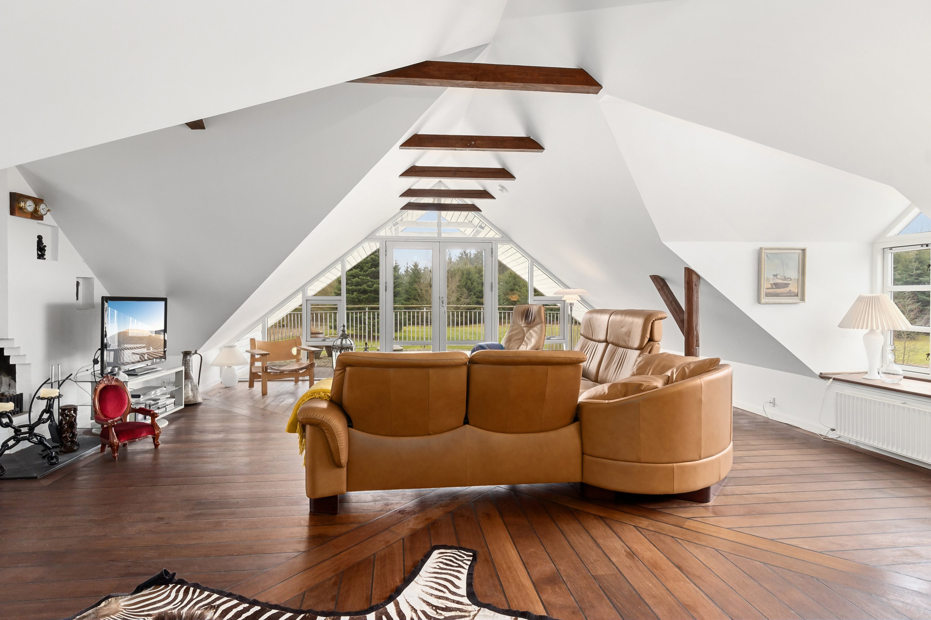 Fremhævet stue billede i fuldskærmstilstand. Billede af Skovhusevej 48, Bælum, 9574 Bælum