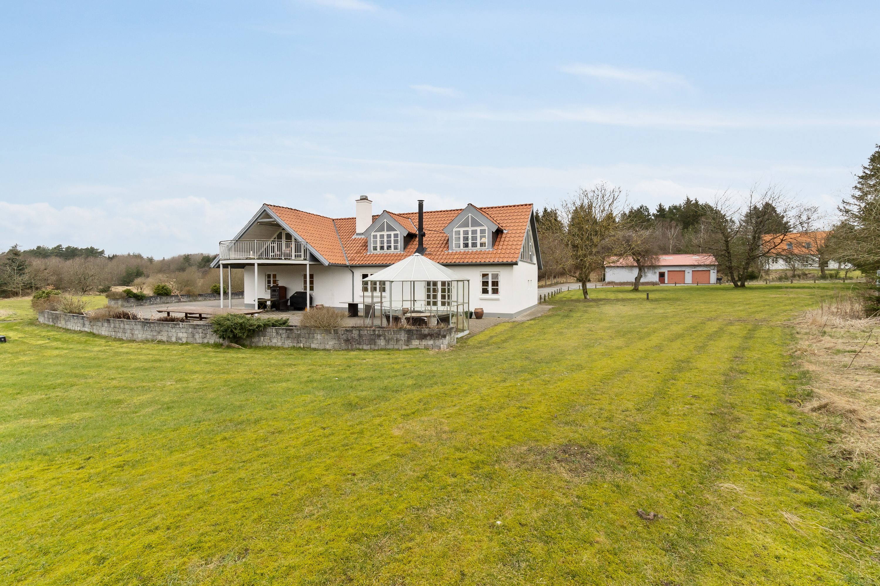 Fremhævet udendørs billede i fuldskærmstilstand. Billede af Skovhusevej 48, Bælum, 9574 Bælum