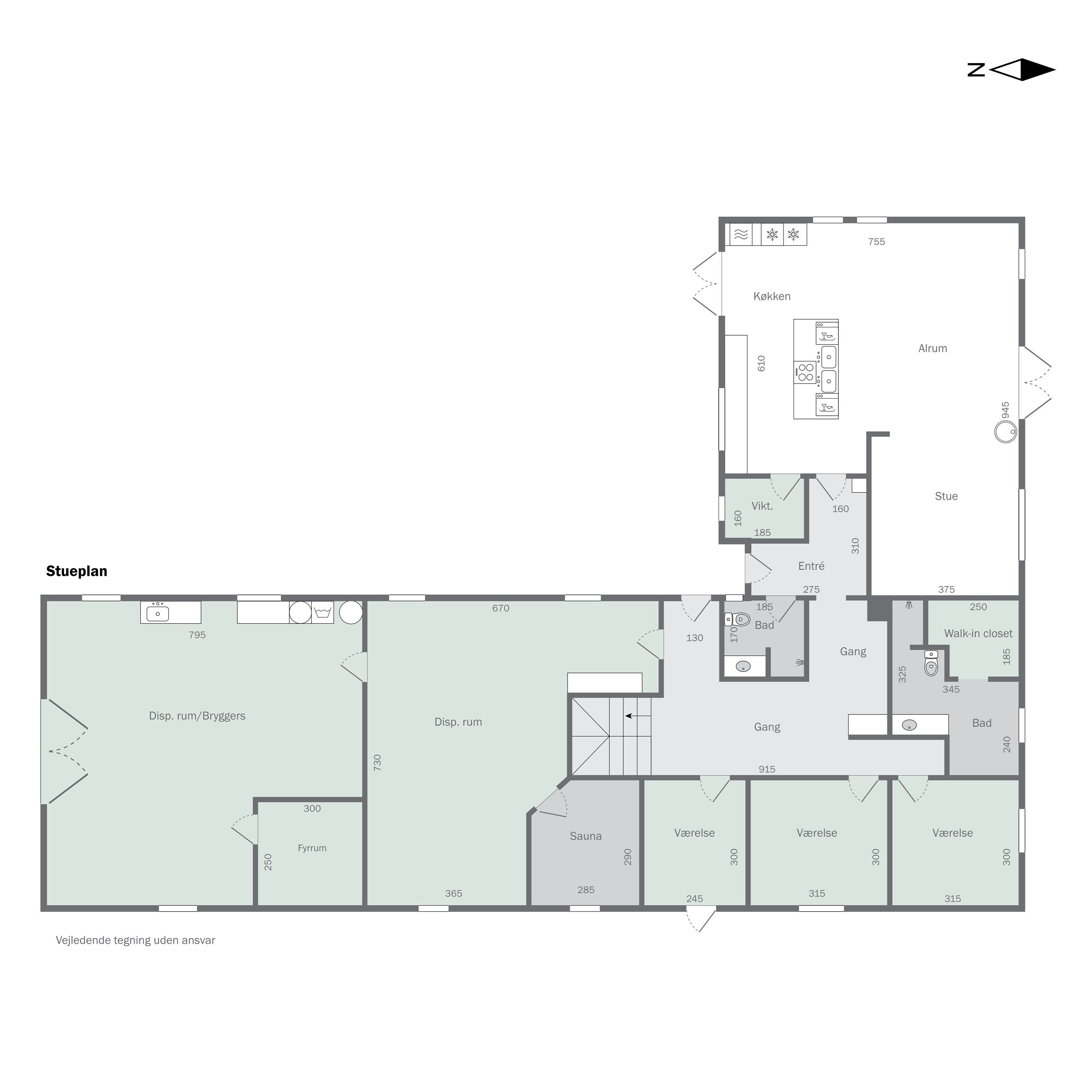 Plantegninger billede af Skovhusevej 48, Bælum, 9574 Bælum