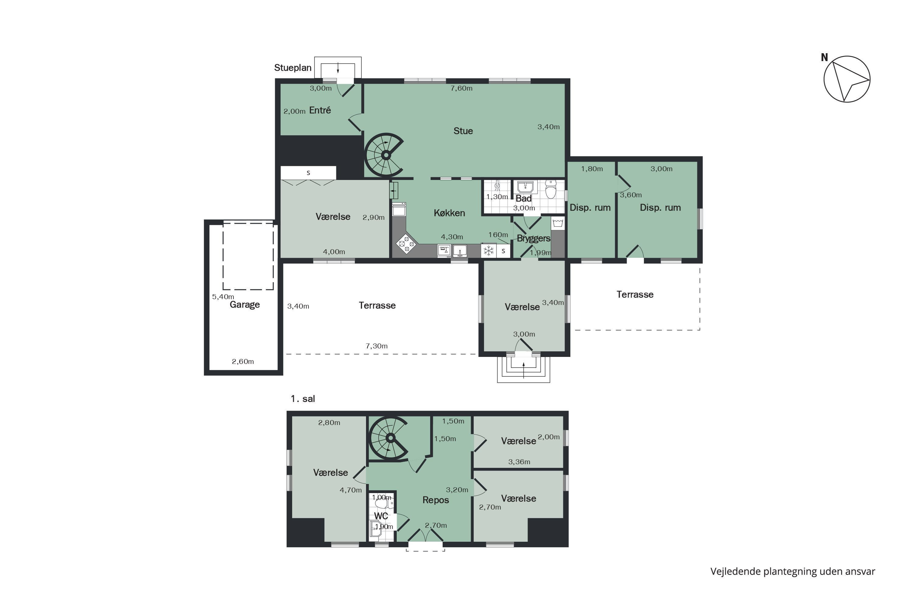 Plantegninger billede af Aalborgvej 301, 9362 Gandrup