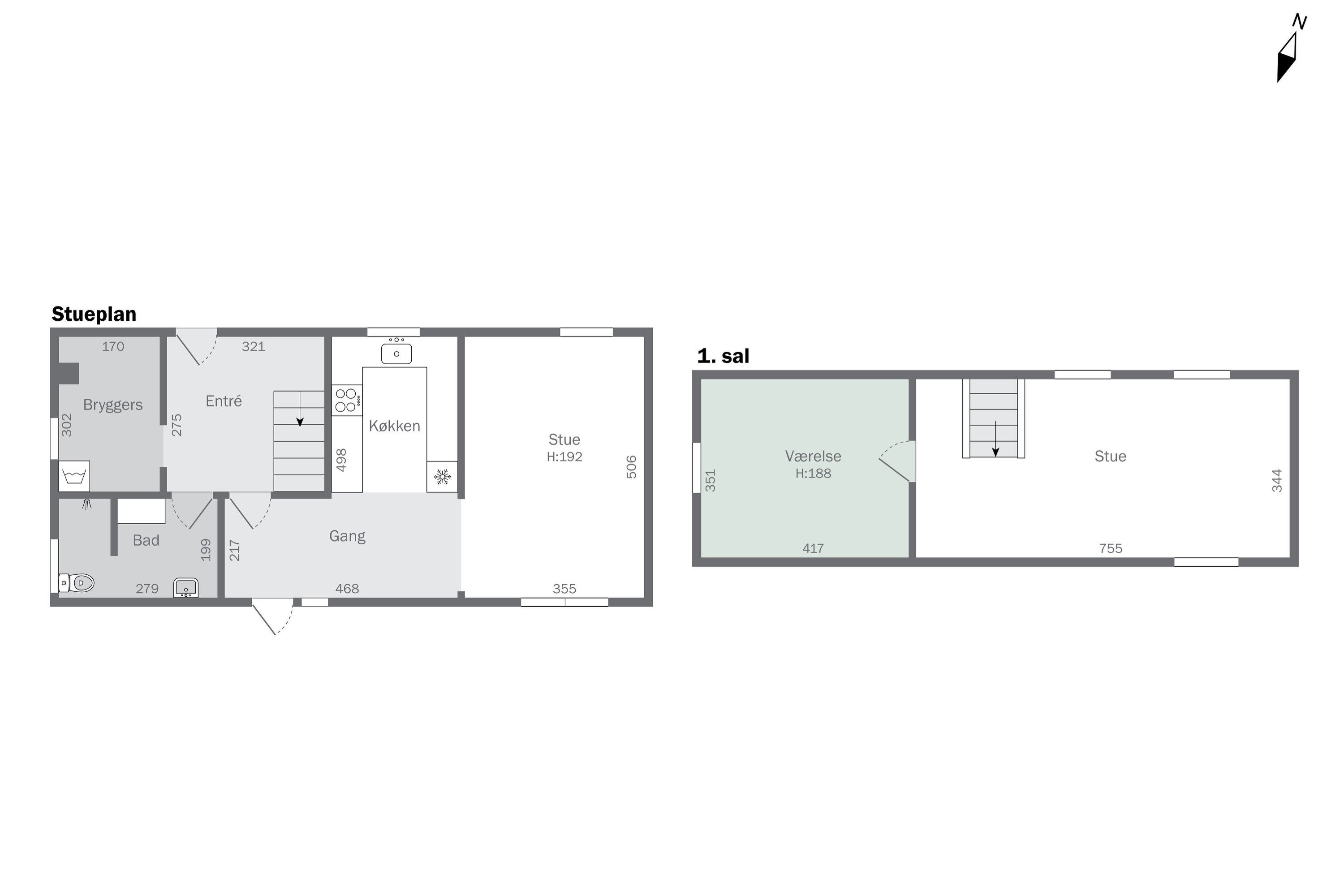 Plantegninger billede af Vestervigvej 190, 7752 Snedsted