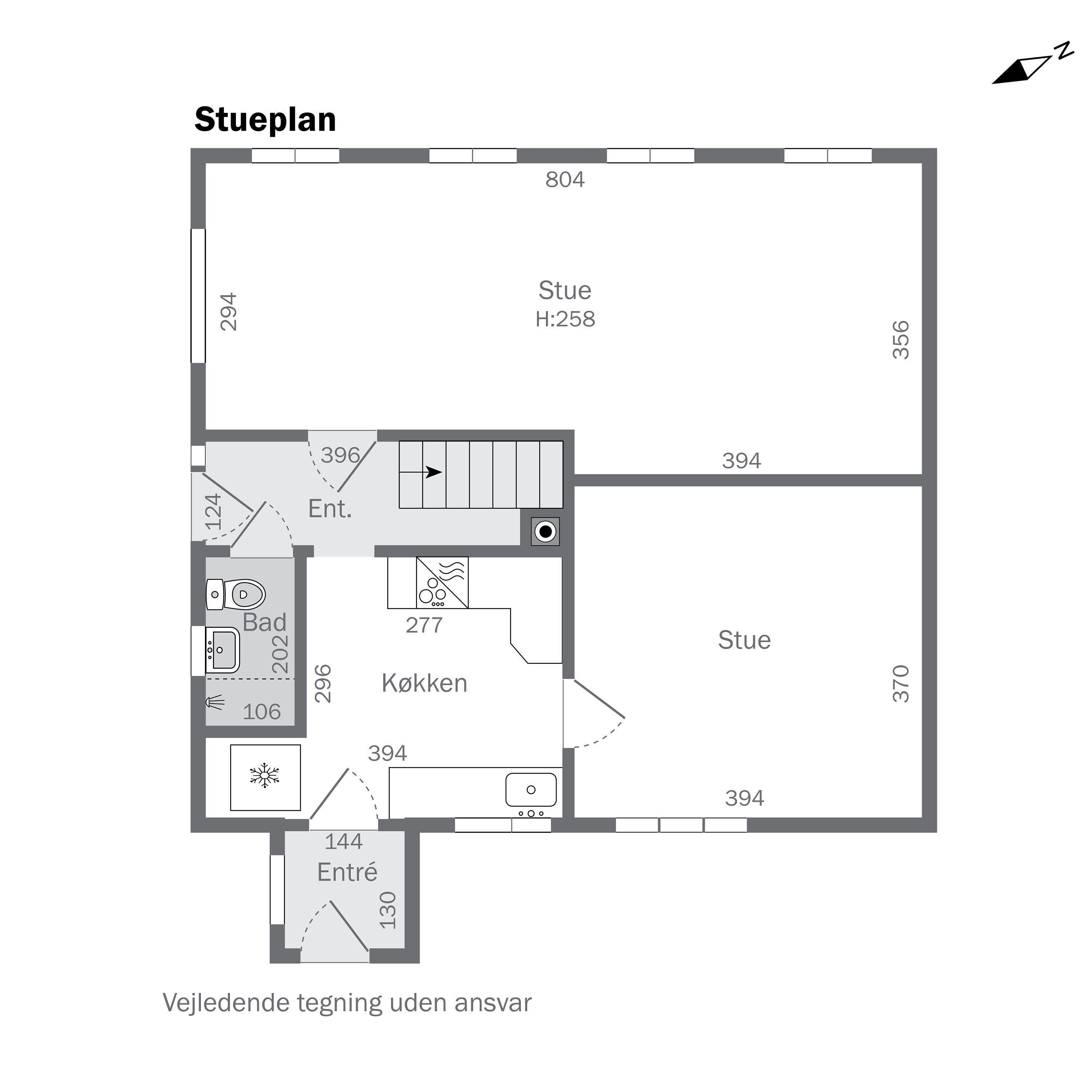 Plantegninger billede af Præstøvej 37, 4640 Faxe