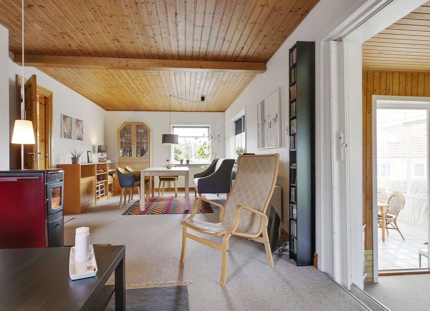 Fremhævet stue billede i fuldskærmstilstand. Billede af Nøråvej 18, Redsted, 7970 Redsted M