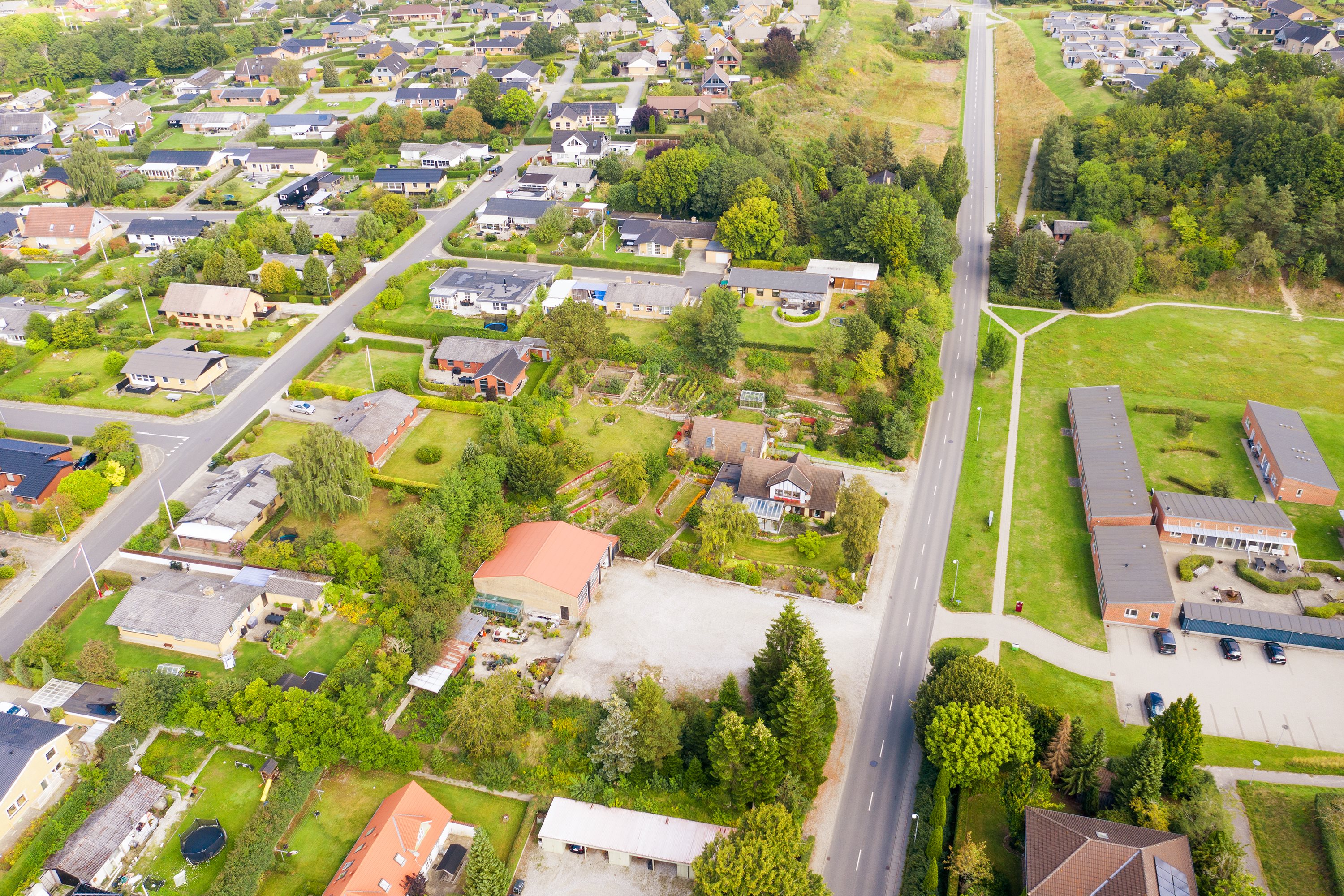 Fremhævet byggegrund billede i fuldskærmstilstand. Billede af Nimtoftevej 25, 8550 Ryomgård