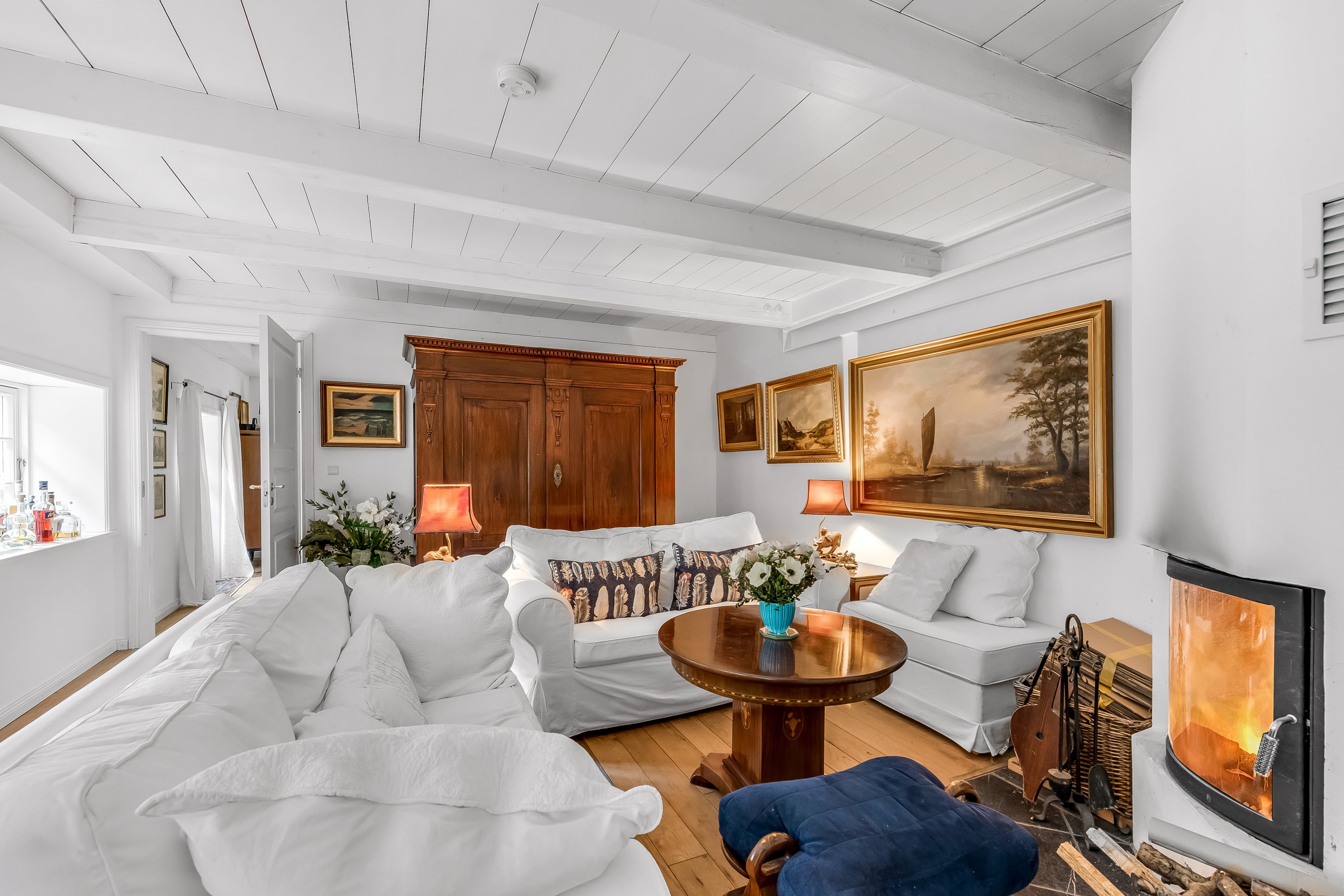 Fremhævet stue billede i fuldskærmstilstand. Billede af Kogsbølvej 5, Nr. Sejerslev, 6280 Højer