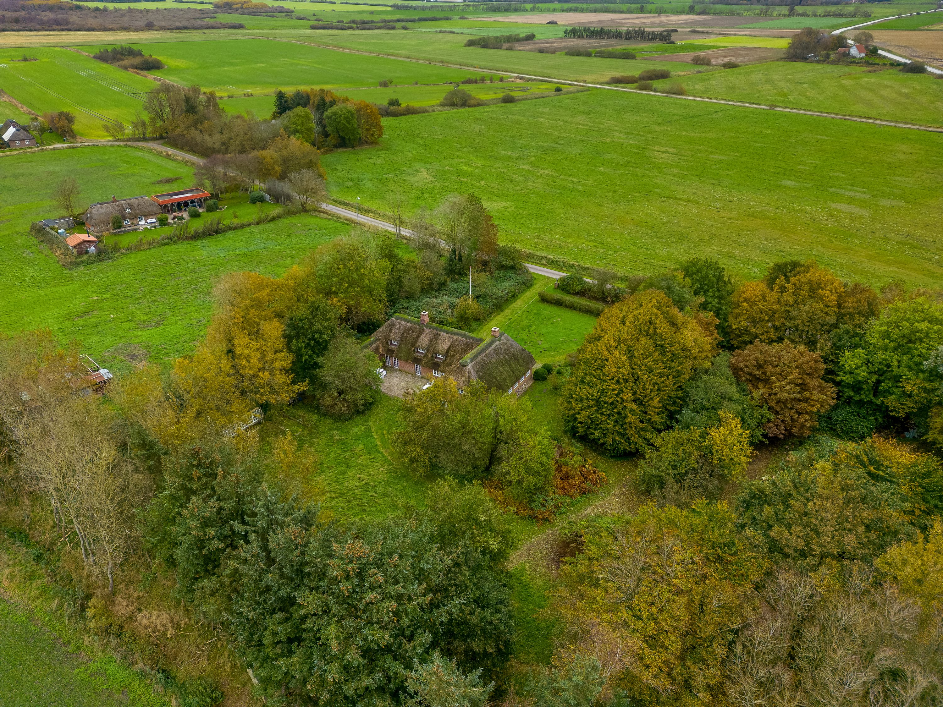 Fremhævet luftfoto billede i fuldskærmstilstand. Billede af Kogsbølvej 5, Nr. Sejerslev, 6280 Højer