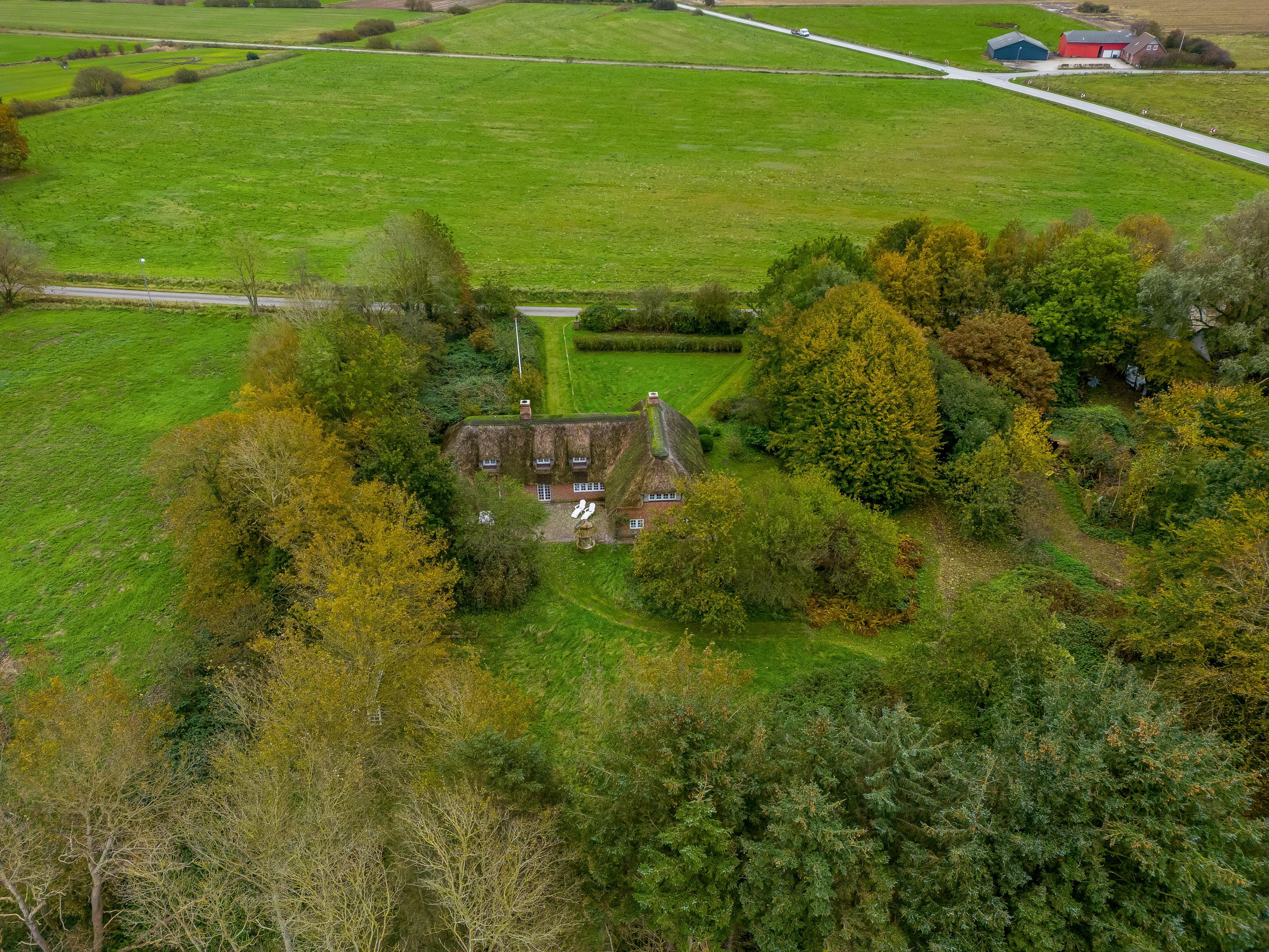 Fremhævet luftfoto billede i fuldskærmstilstand. Billede af Kogsbølvej 5, Nr. Sejerslev, 6280 Højer