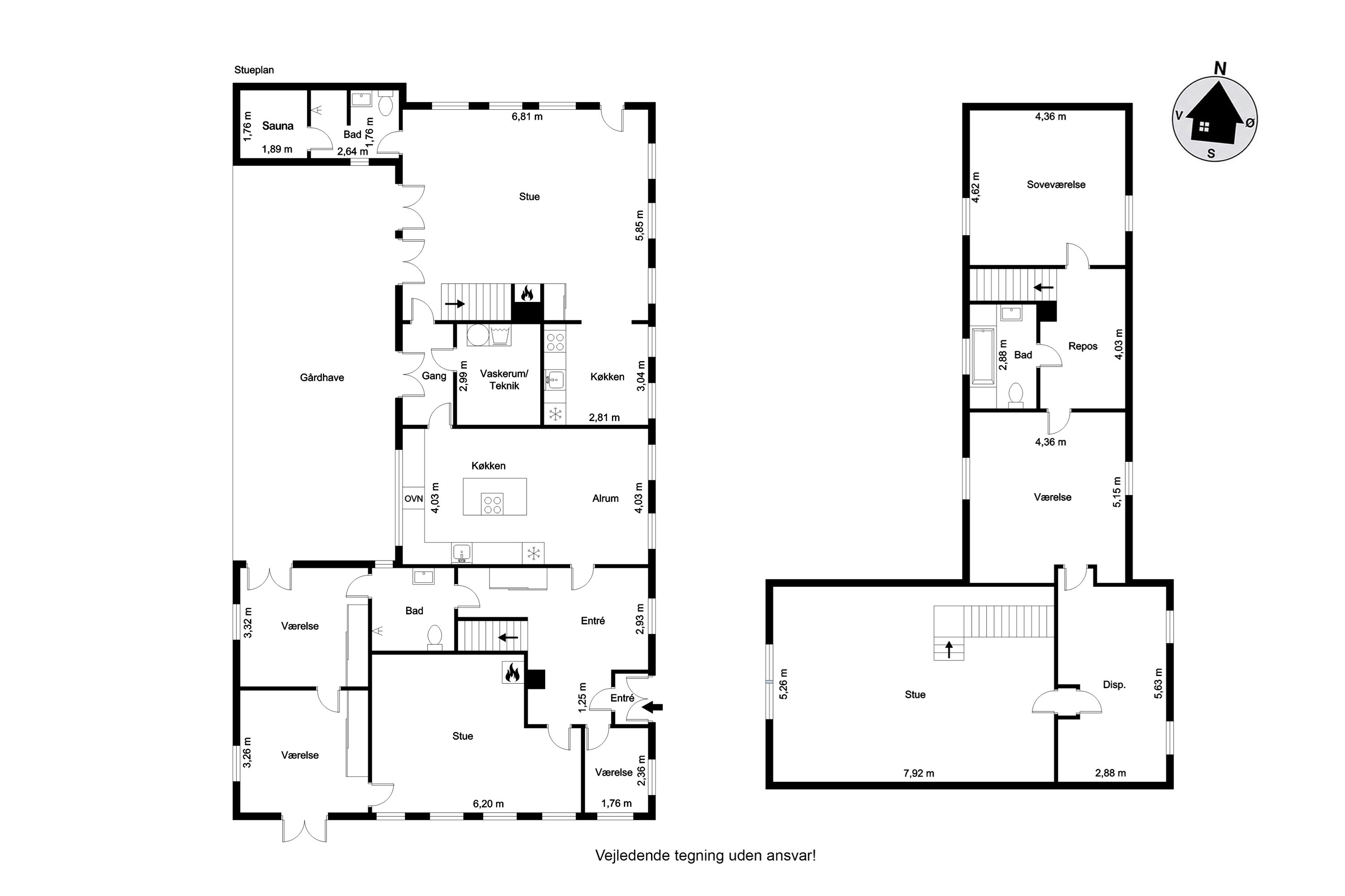 Plantegninger billede af Kogsbølvej 5, Nr. Sejerslev, 6280 Højer