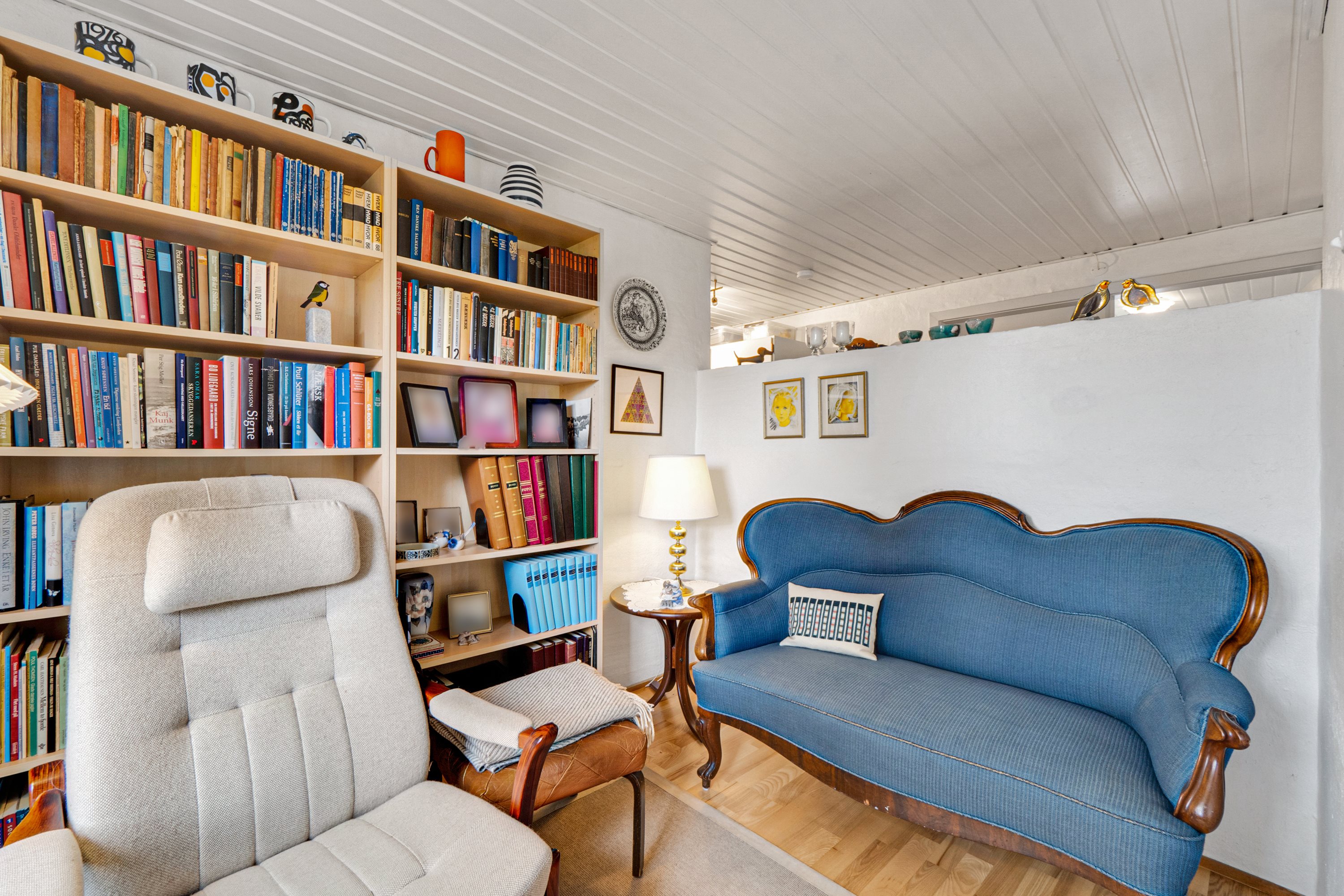 Fremhævet stue billede i fuldskærmstilstand. Billede af Engen 2, Øster Jølby, 7950 Erslev